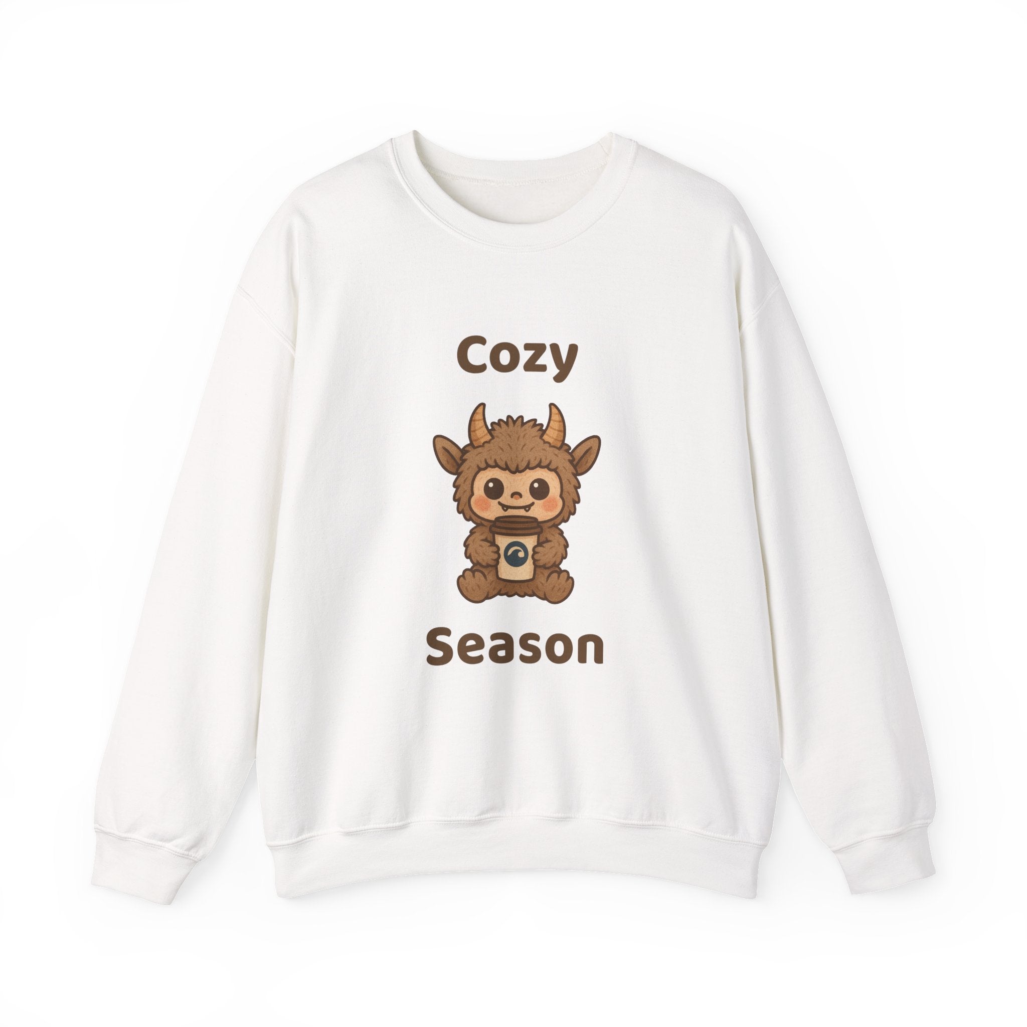 Cozy Season Furry Monster Youth Crewneck Sweatshirt