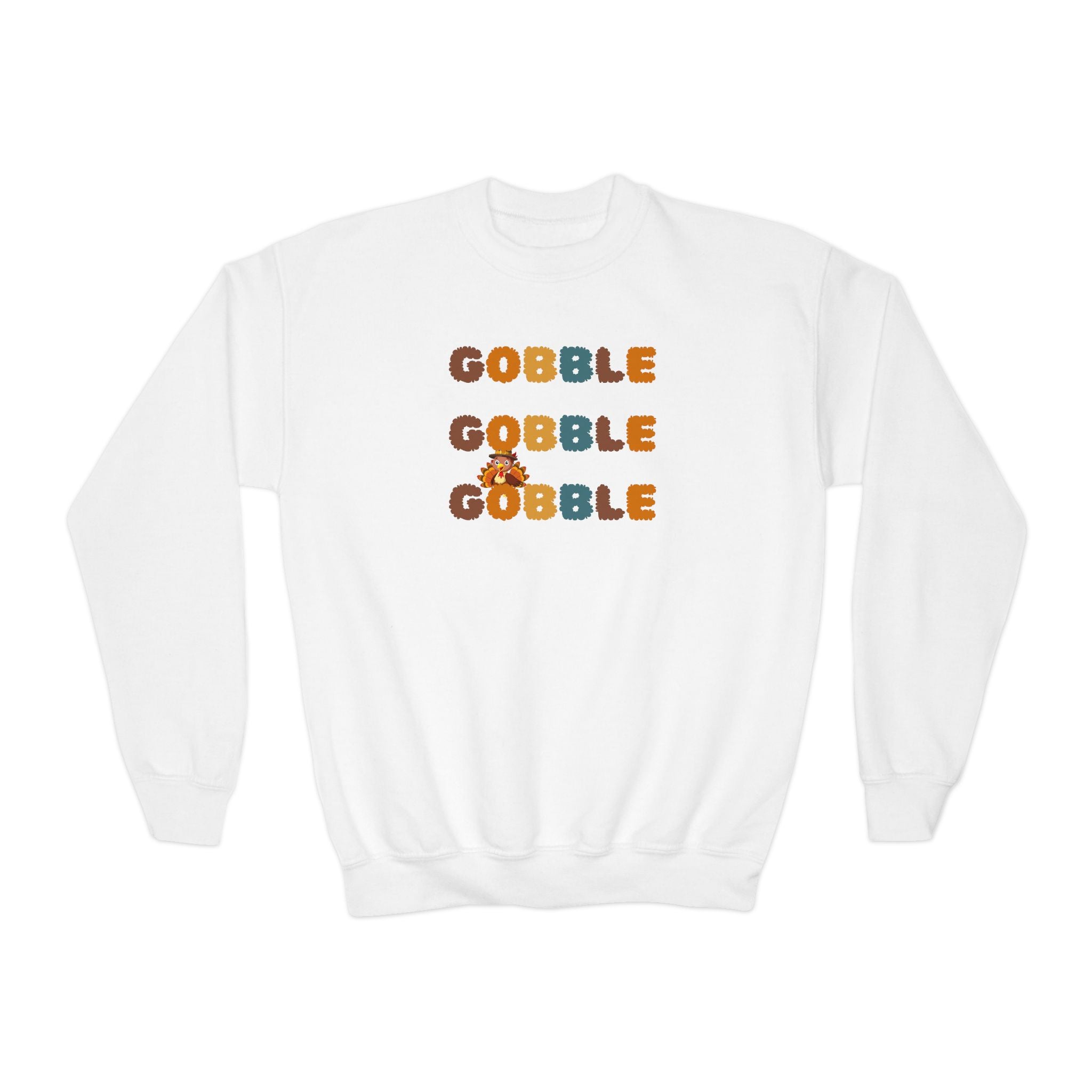 Thanksgiving Gobble Youth Sweatshirt