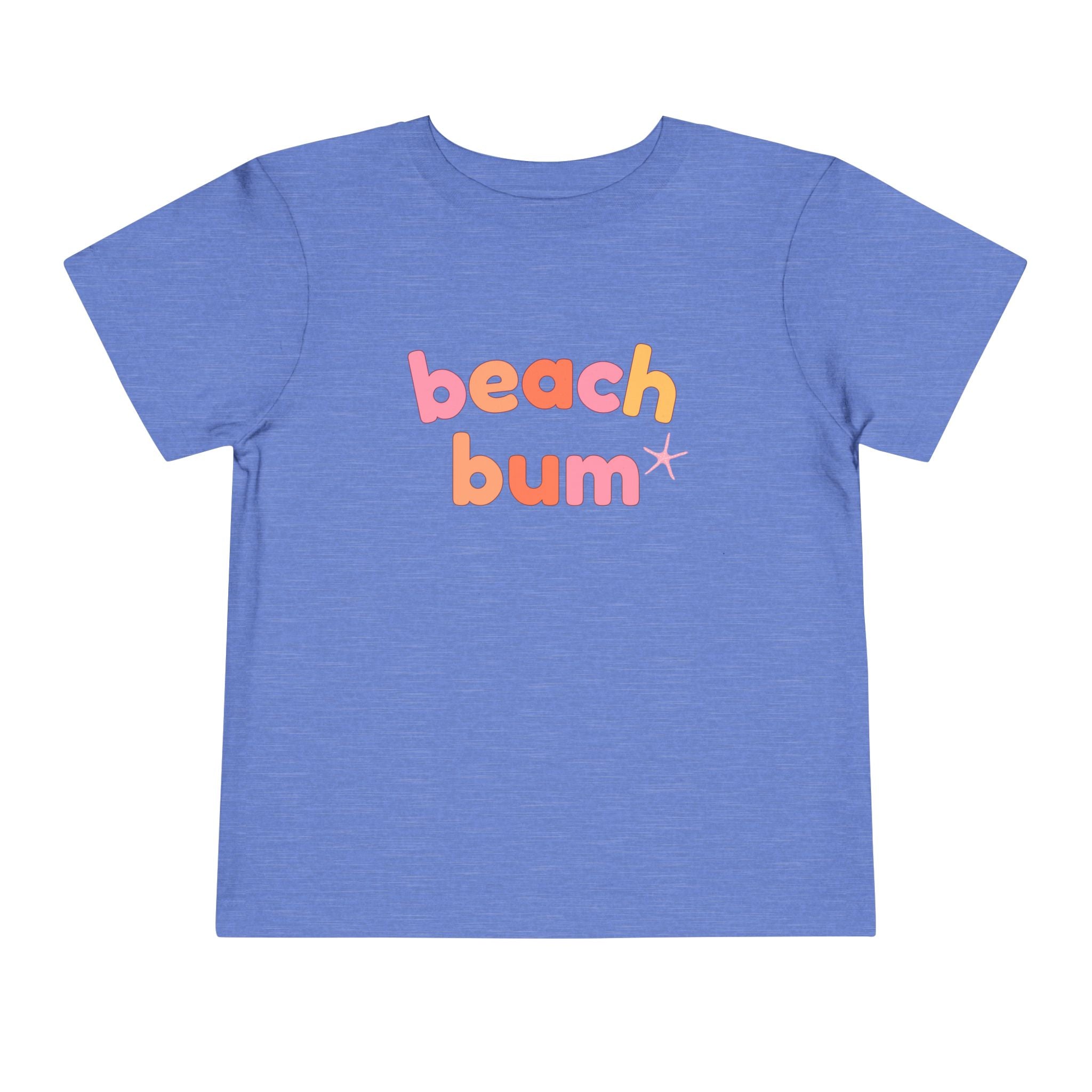 Beach Bum Toddler T-Shirt | Pink Star Fish