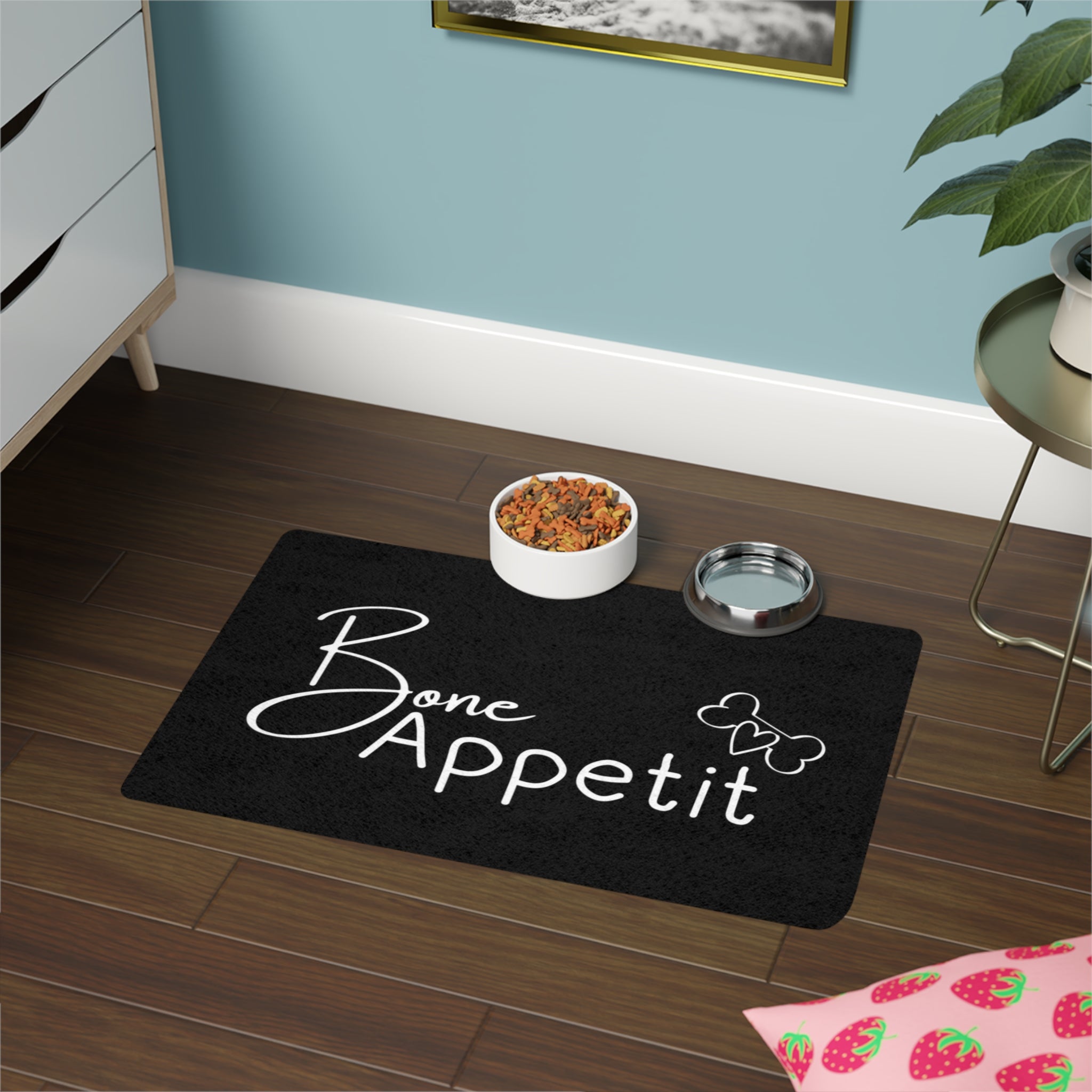Bone Appetit Pet Non-Slip Pet Food Mat — 12x18