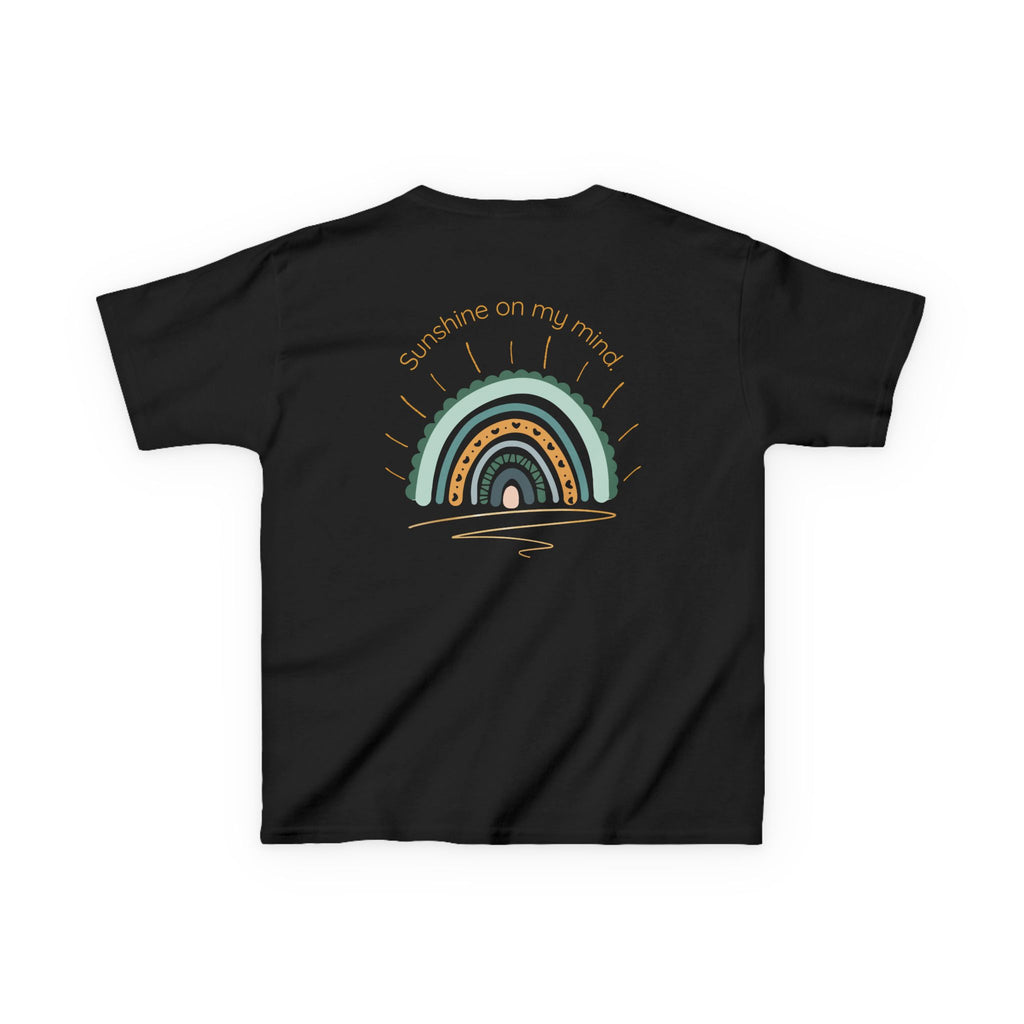 Sunshine On My Mind Rainbow Kids T-Shirt