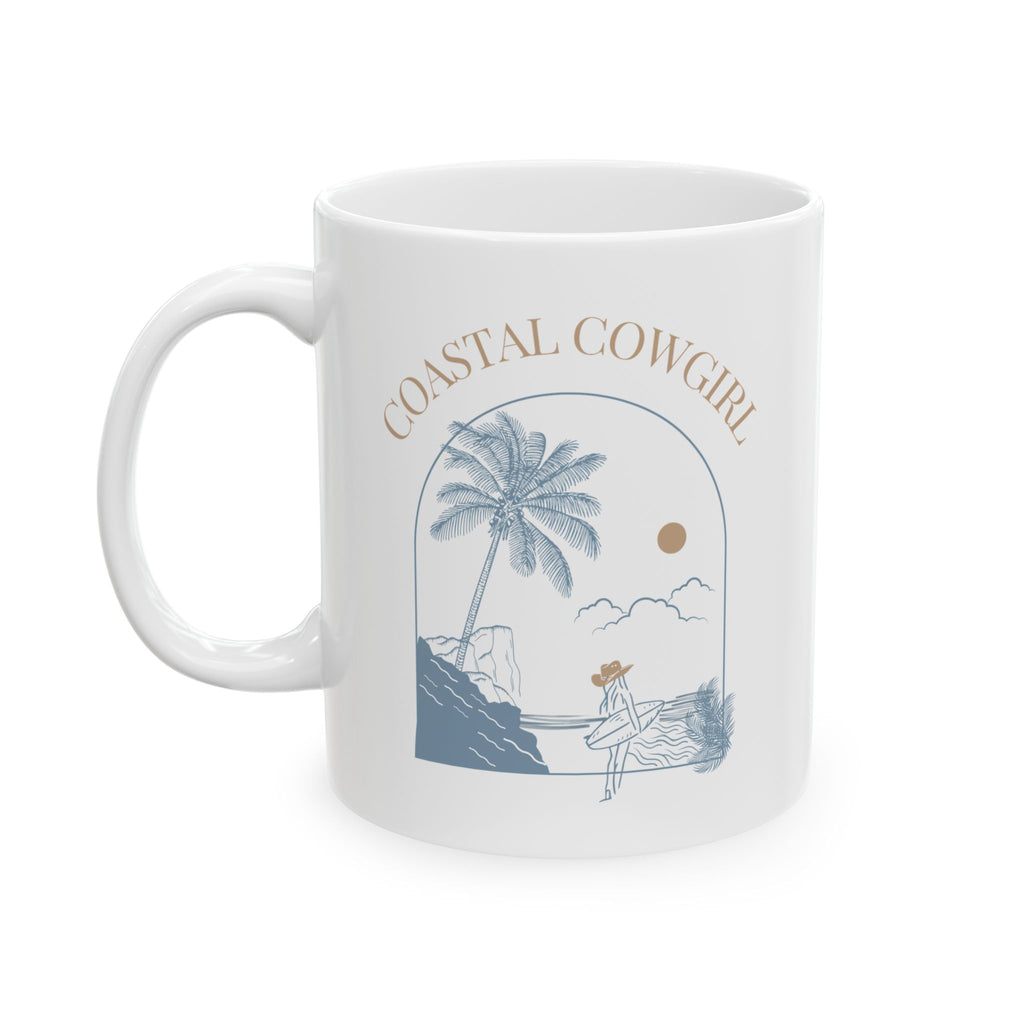 Coastal Cowgirl Ceramic Mug — (11oz & 15oz)