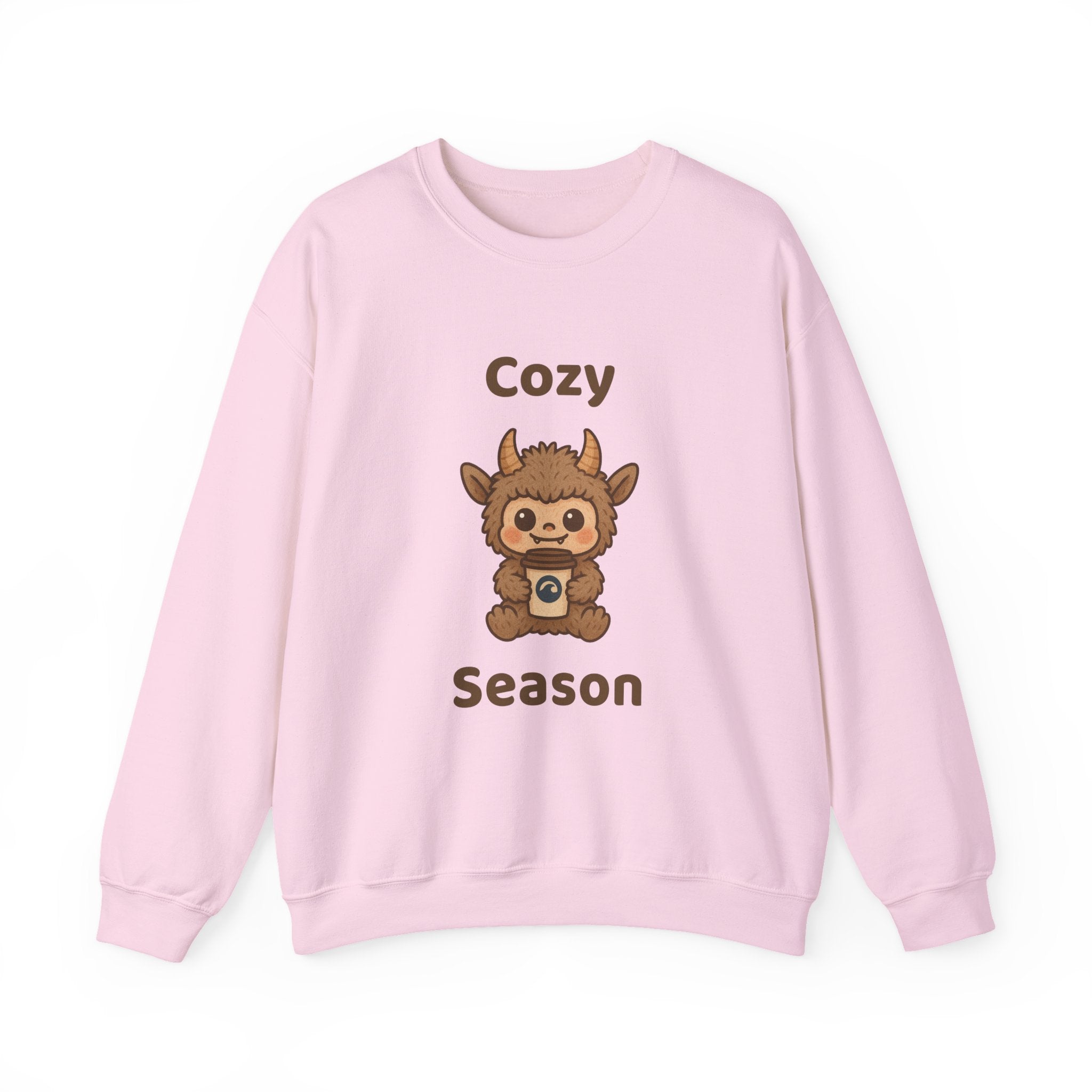Cozy Season Furry Monster Youth Crewneck Sweatshirt