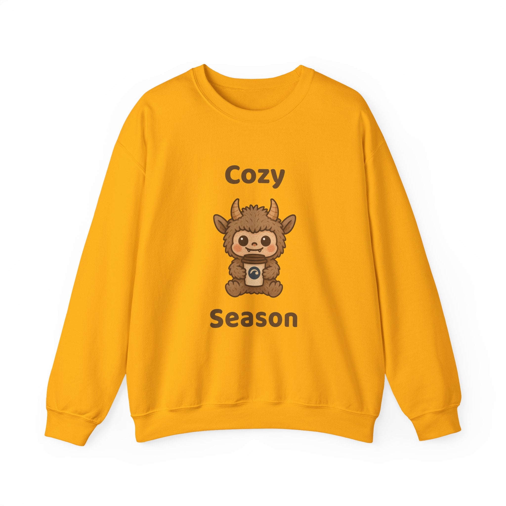 Cozy Season Furry Monster Youth Crewneck Sweatshirt