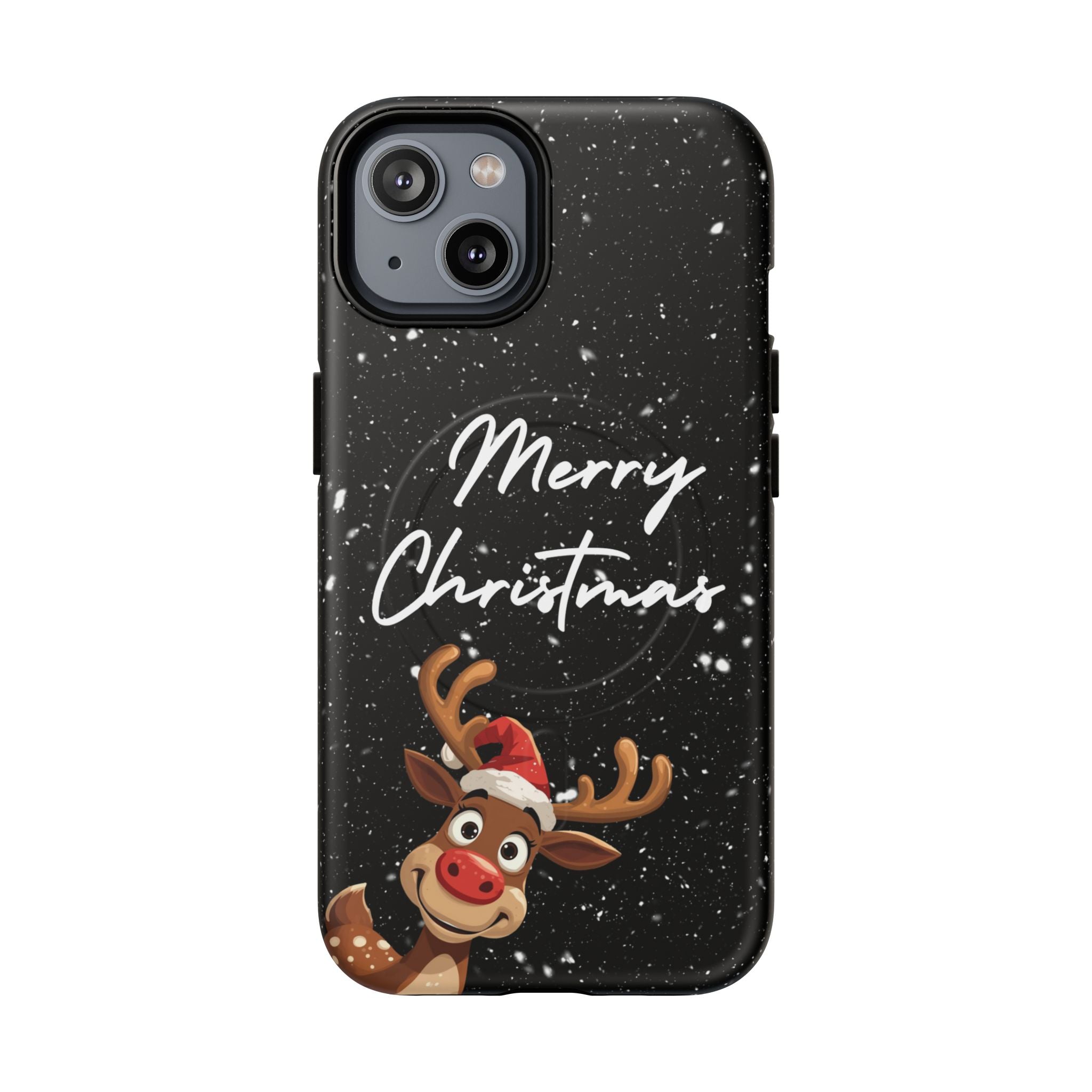 Merry Christmas Reindeer IPhone Magnetic Cases | 14-17 iPhones