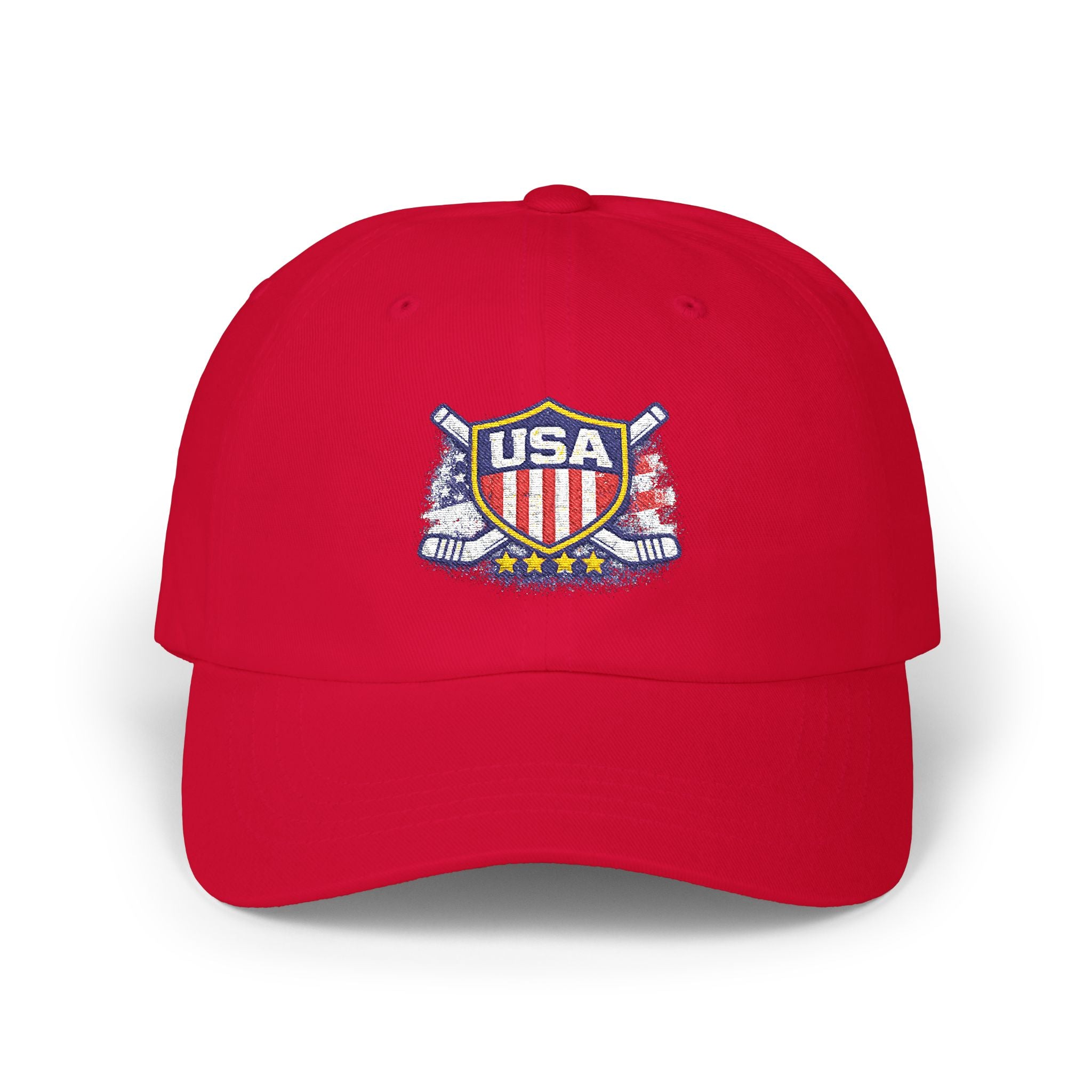USA Hockey — Embroidered Patriotic Hockey Hat