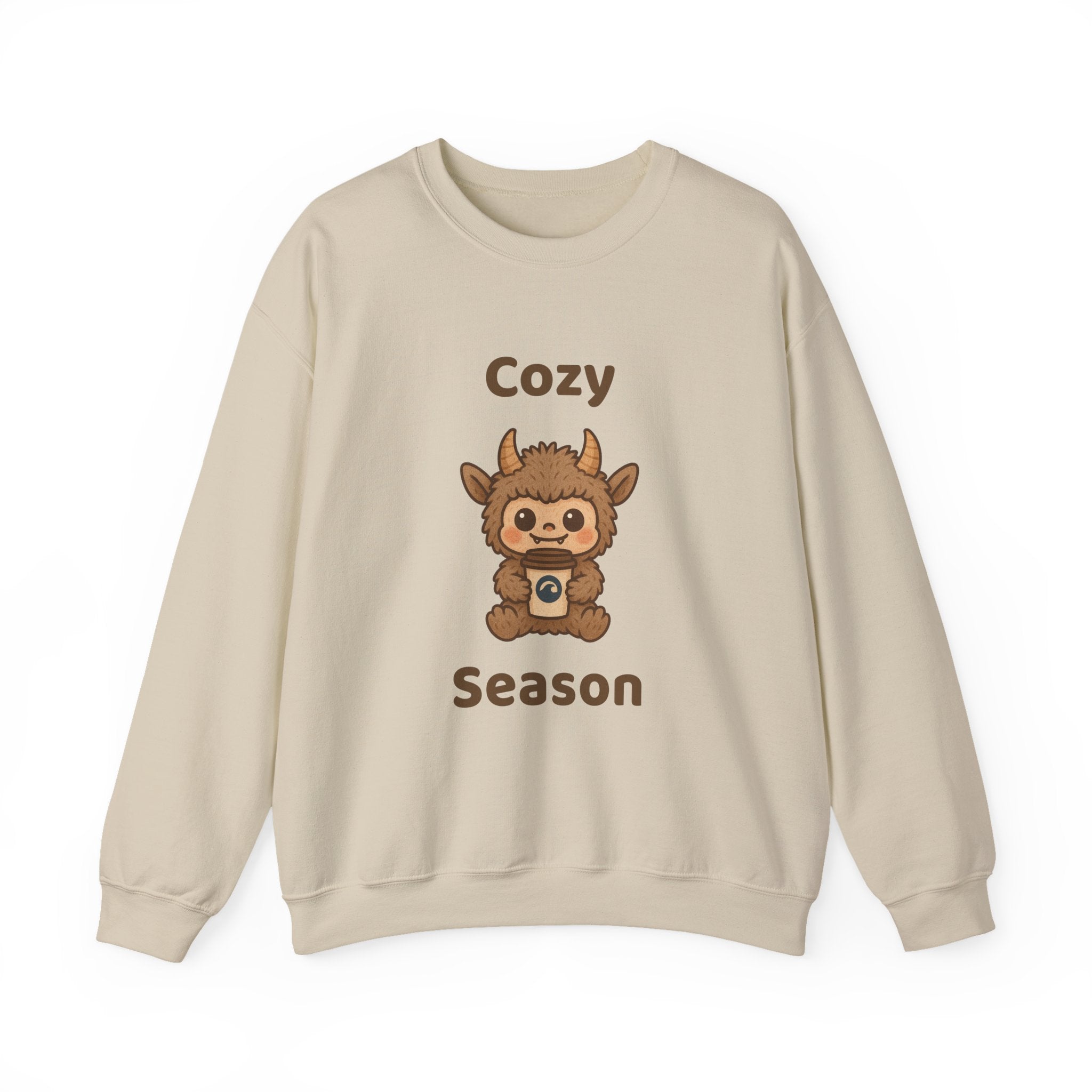 Cozy Season Furry Monster Youth Crewneck Sweatshirt