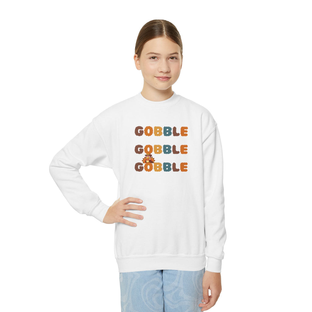 Thanksgiving Gobble Youth Sweatshirt