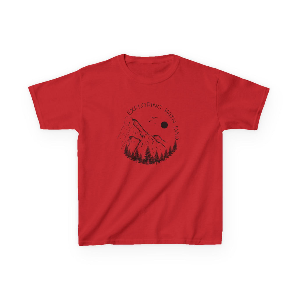 Exploring With Dad Kids T-Shirt