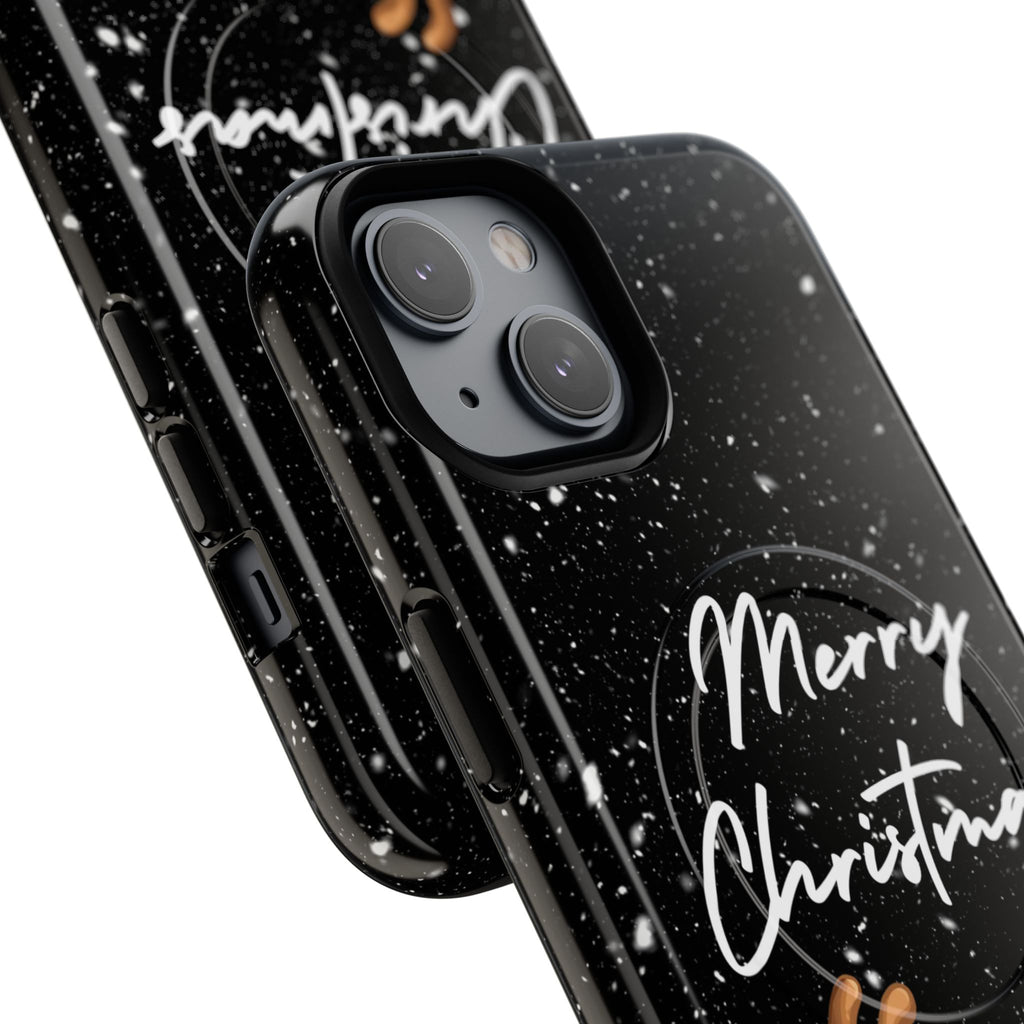 Merry Christmas Reindeer IPhone Magnetic Cases | 14-17 iPhones
