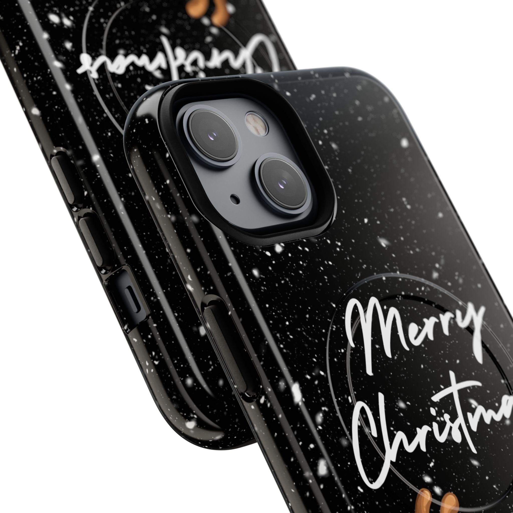 Merry Christmas Reindeer IPhone Magnetic Cases | 14-17 iPhones
