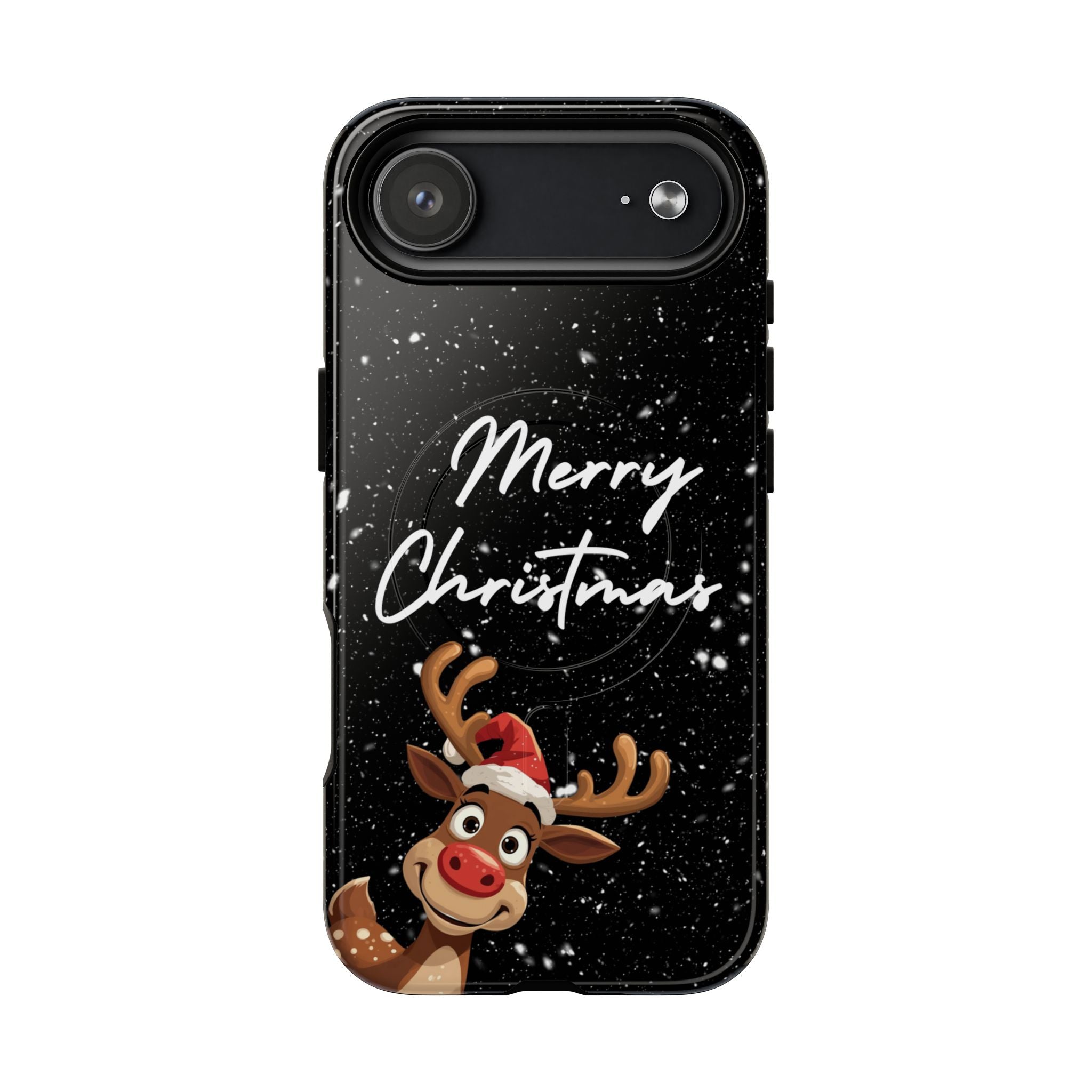 Merry Christmas Reindeer IPhone Magnetic Cases | 14-17 iPhones
