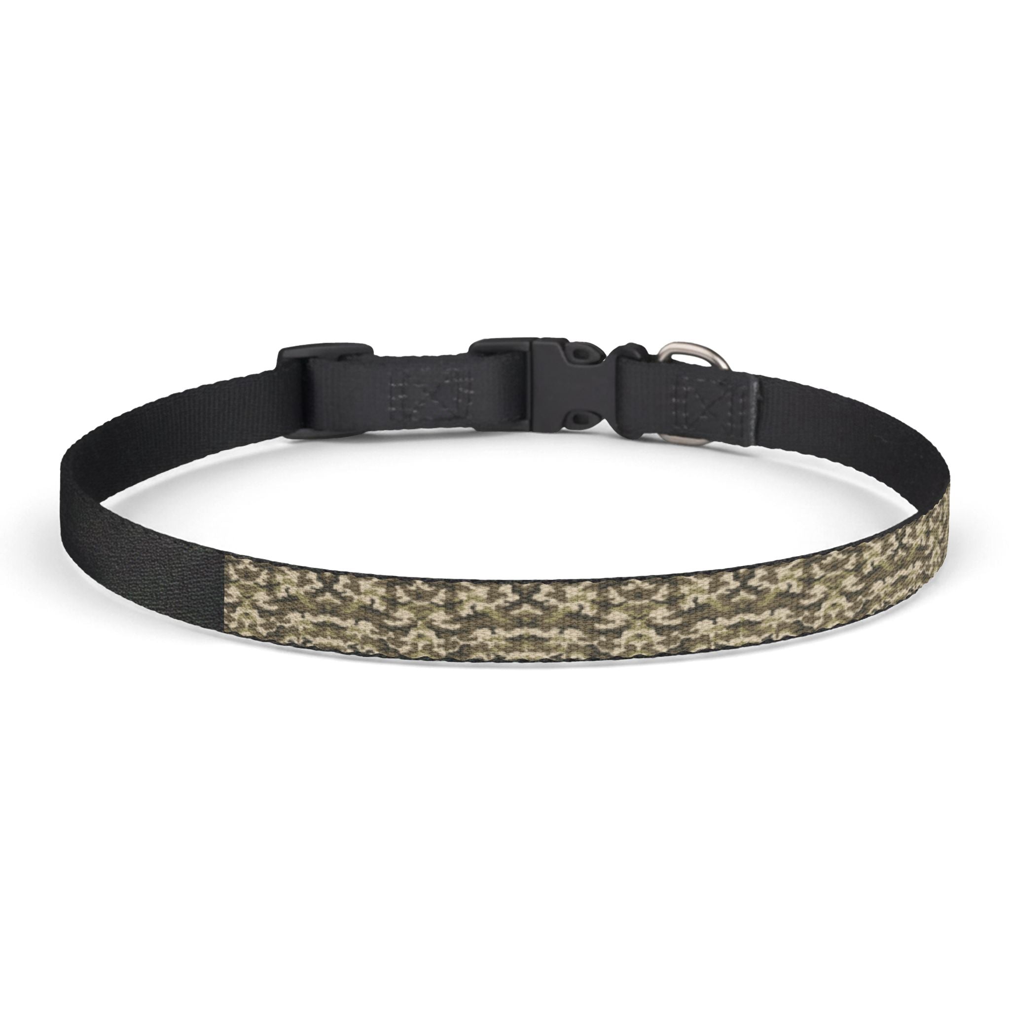 Clip-On Pet Collar — Camo Print Pattern