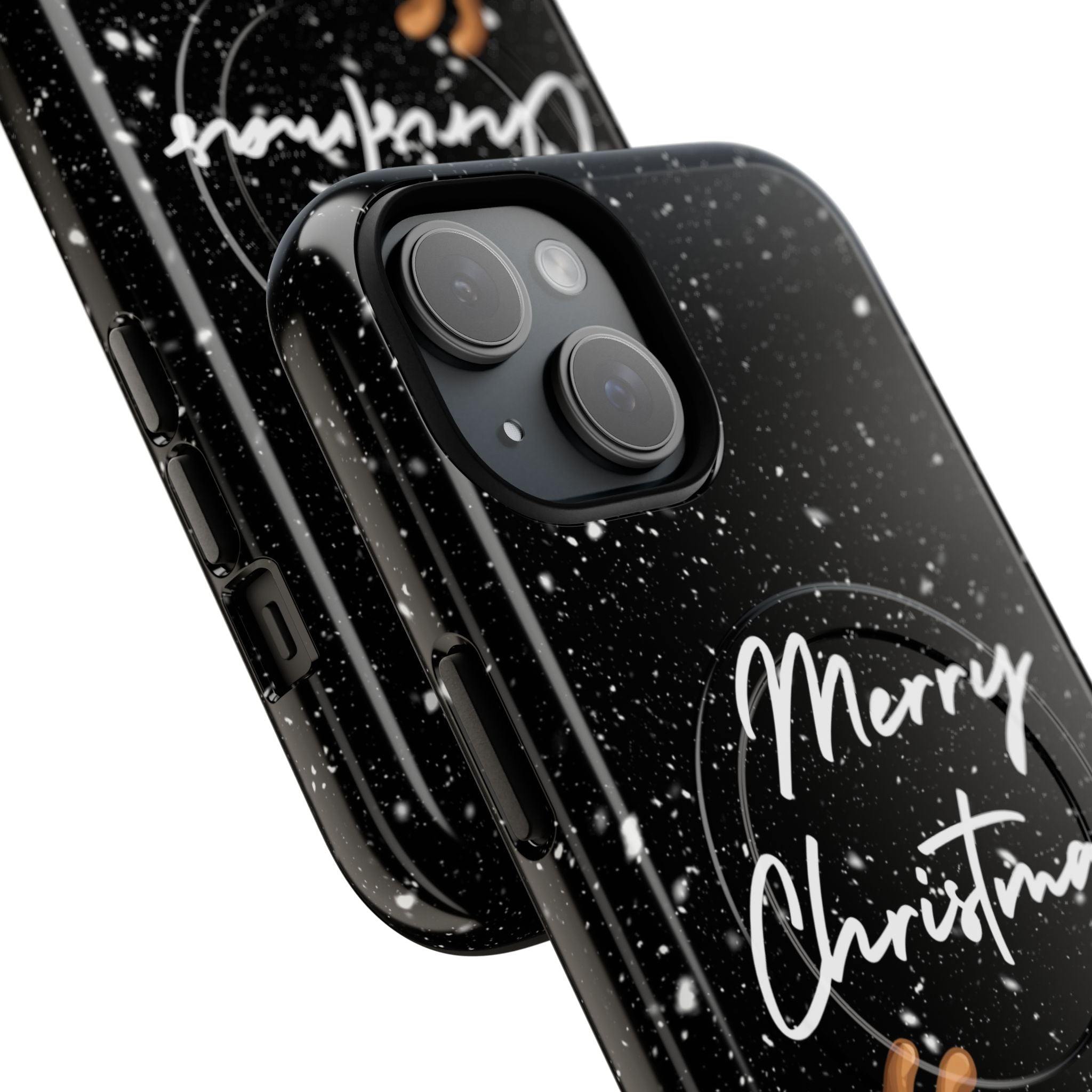 Merry Christmas Reindeer IPhone Magnetic Cases | 14-17 iPhones