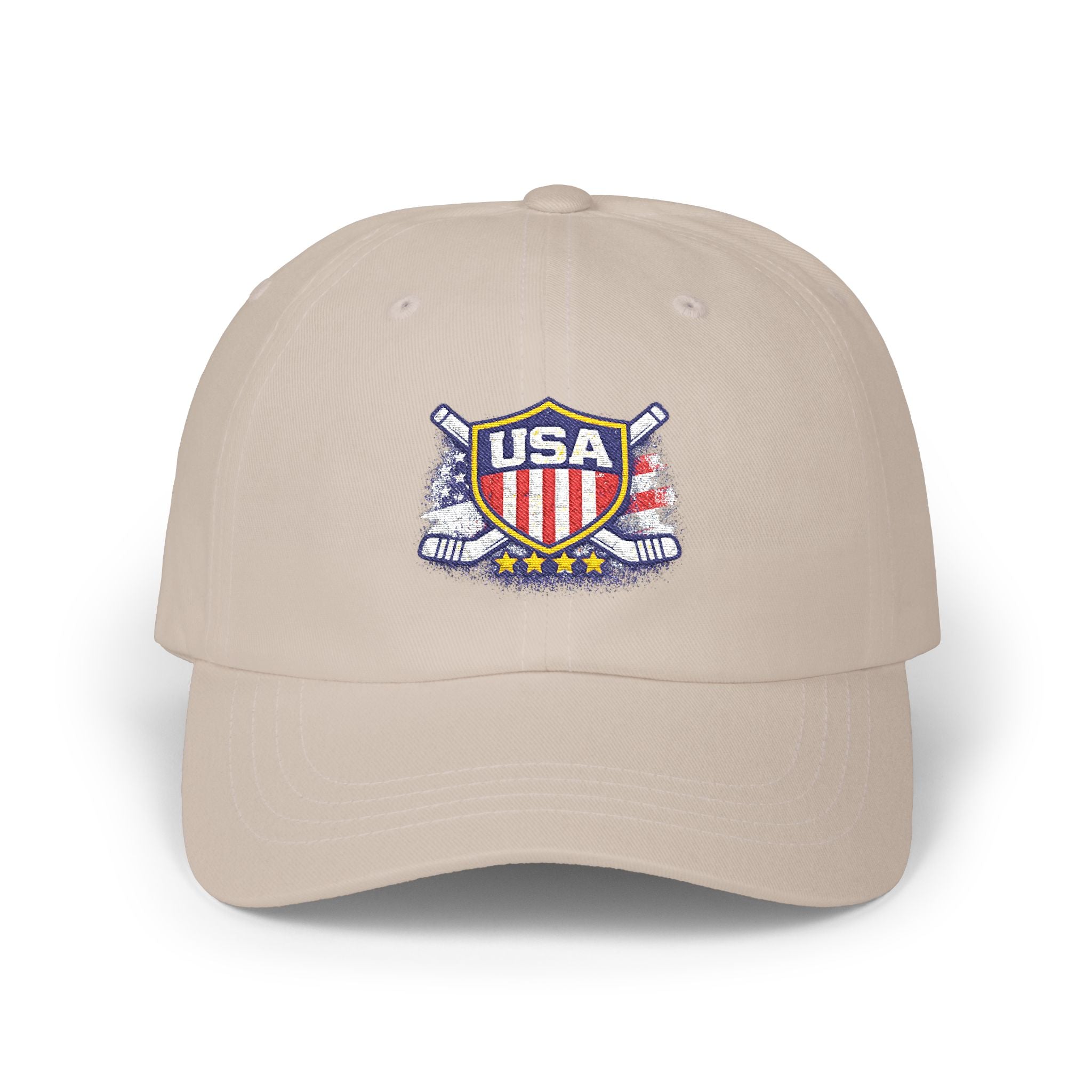 USA Hockey — Embroidered Patriotic Hockey Hat