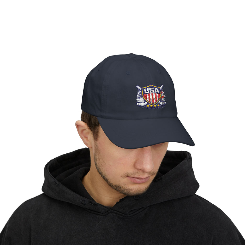 USA Hockey — Embroidered Patriotic Hockey Hat
