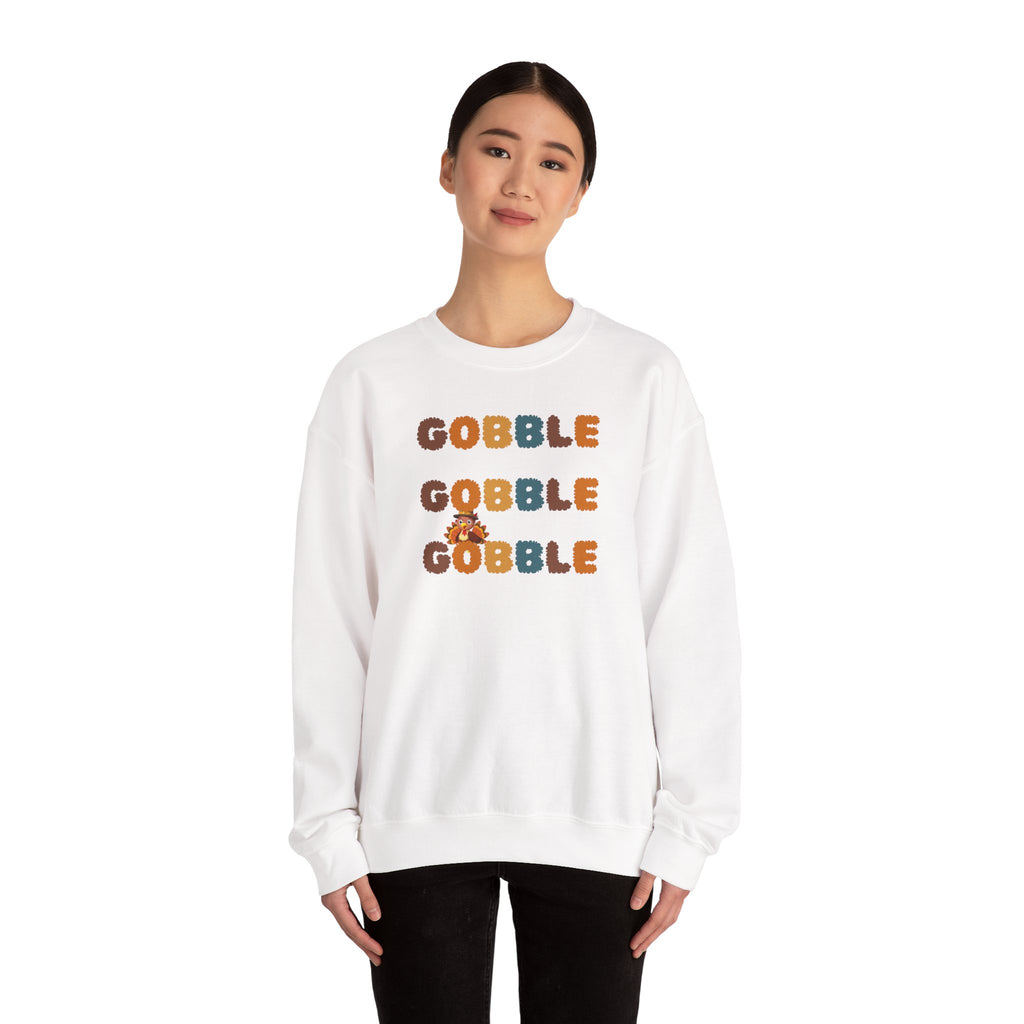 Thanksgiving Gobble Sweatshirt | Unisex Heavy Blend Crewneck