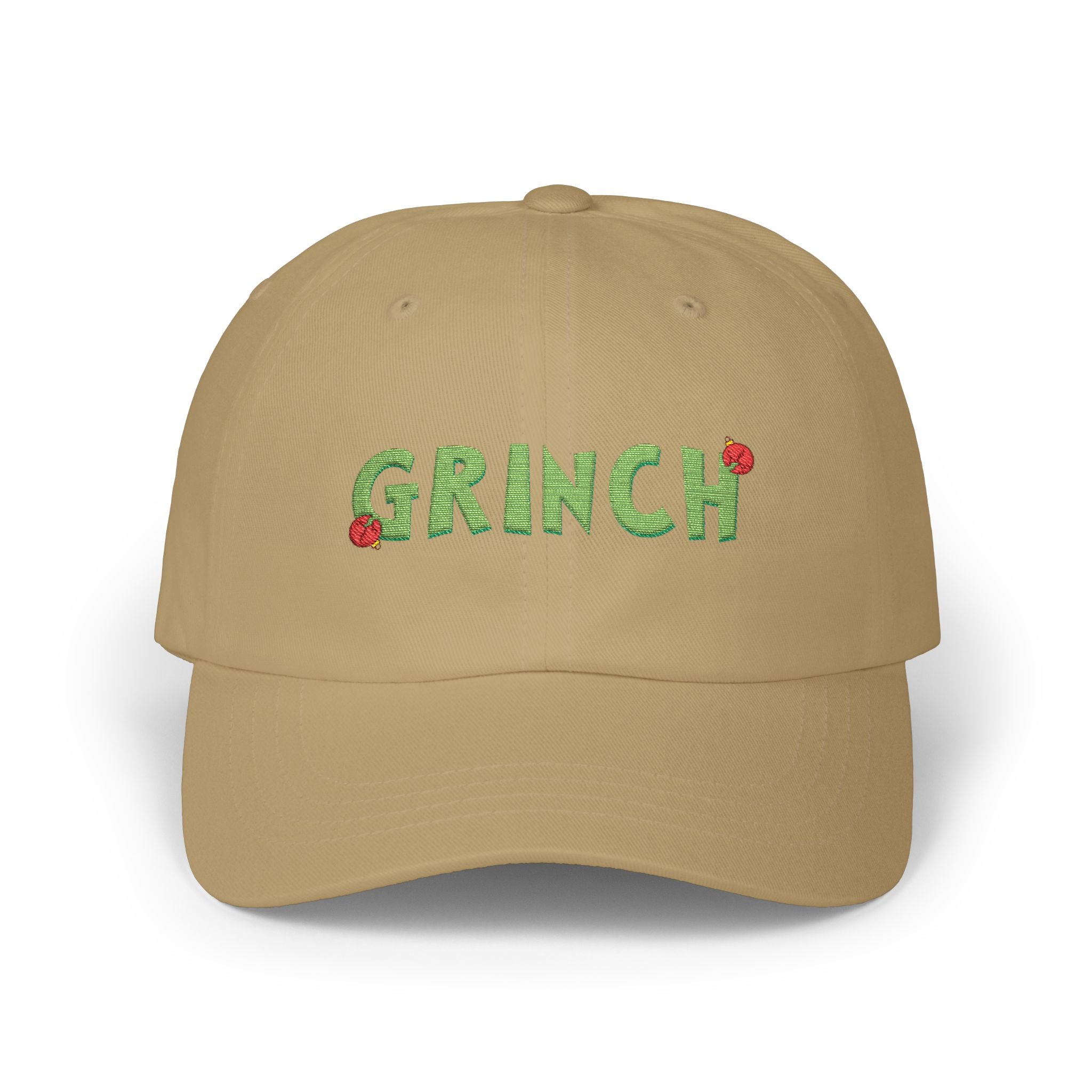 Grinch Embroidered Adjustable Hat