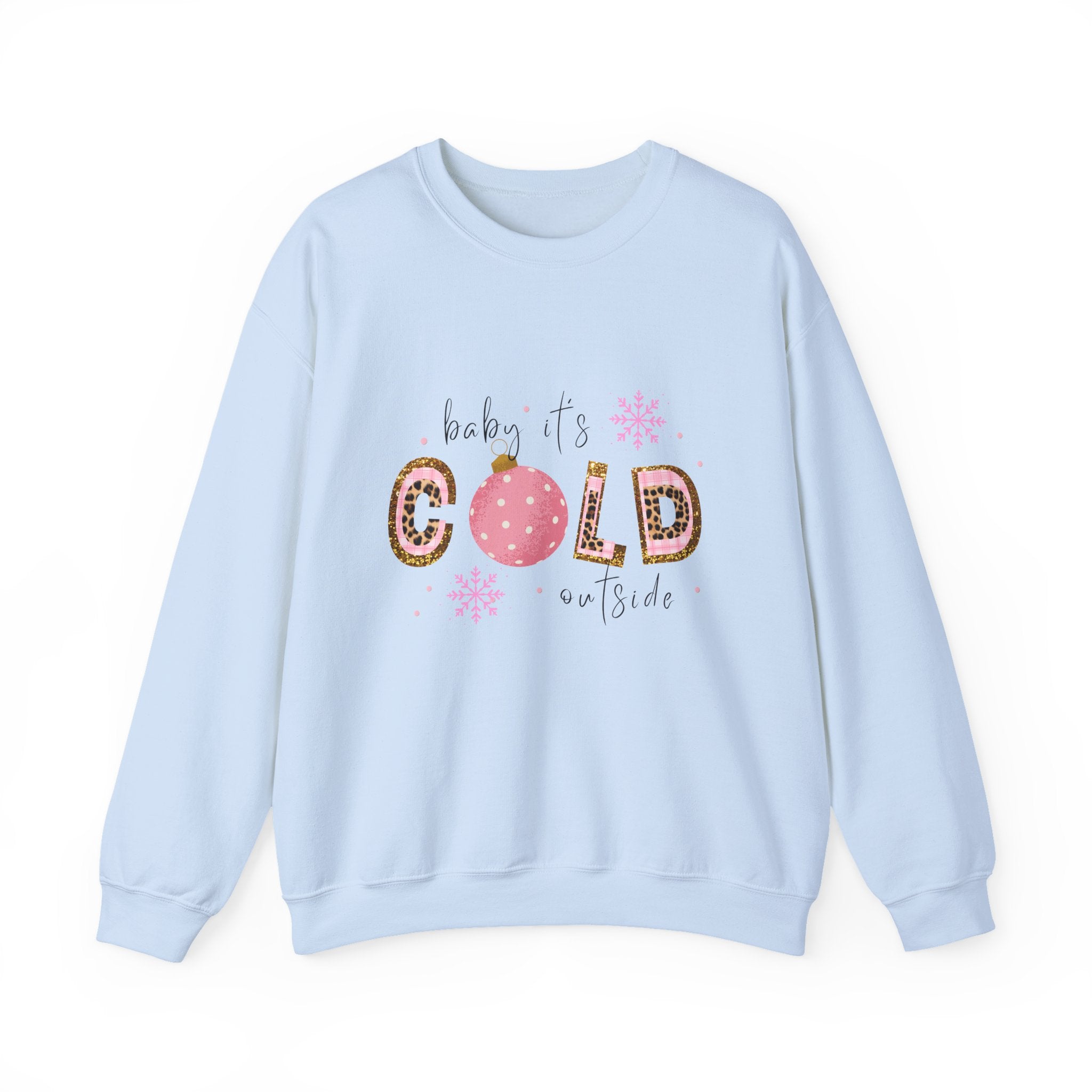 Cute Holiday Baby It's Cold Outside Crewneck Sweatshirt