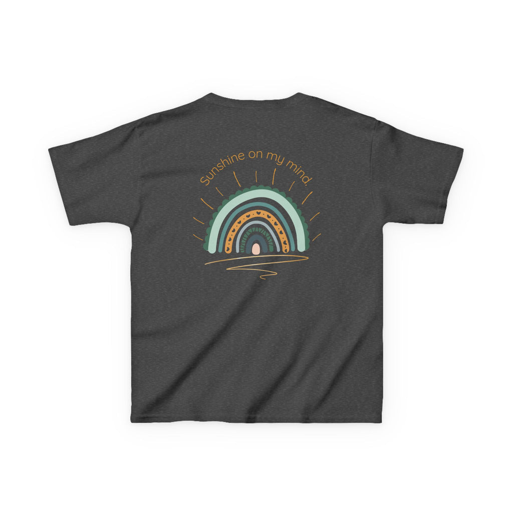 Sunshine On My Mind Rainbow Kids T-Shirt
