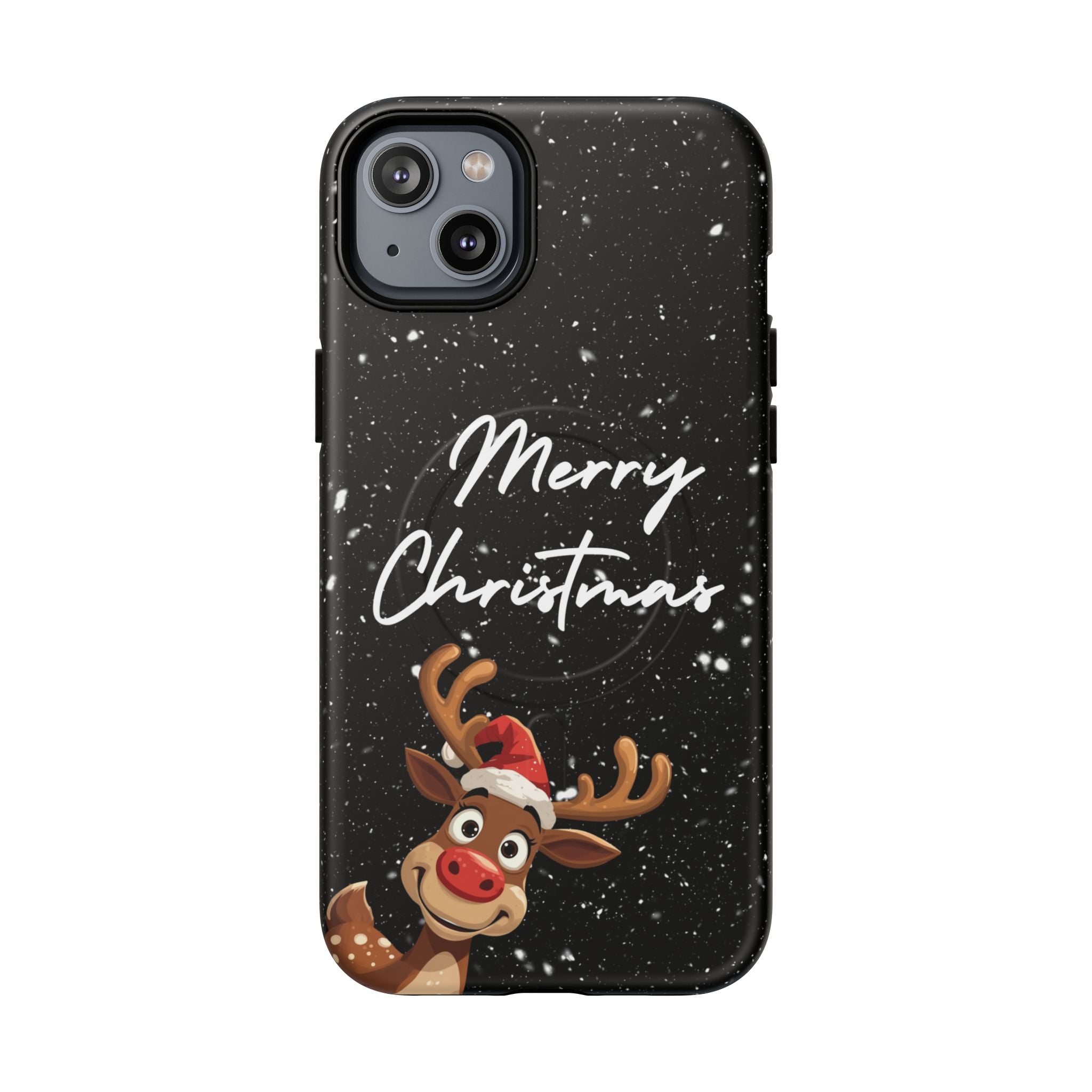 Merry Christmas Reindeer IPhone Magnetic Cases | 14-17 iPhones
