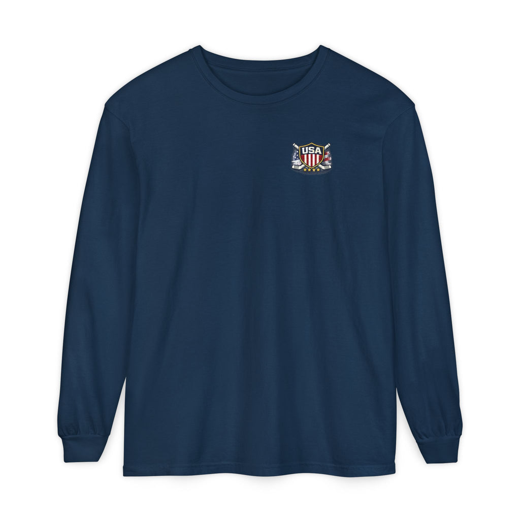 Team USA Hockey Gold Medal Champions Long Sleeve Tee