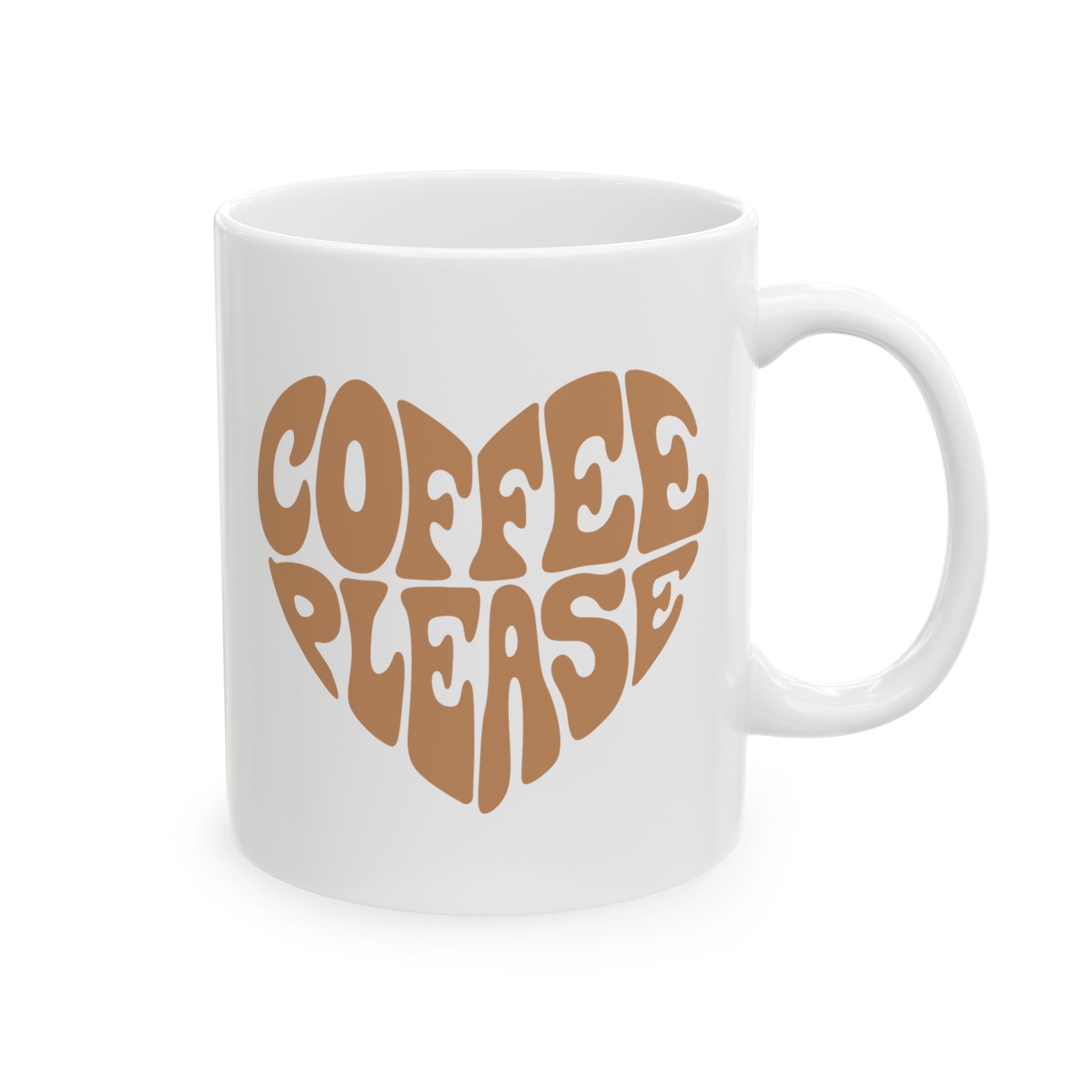 Coffee Please Ceramic Mug – 11oz & 15oz Coffee Lover Gift