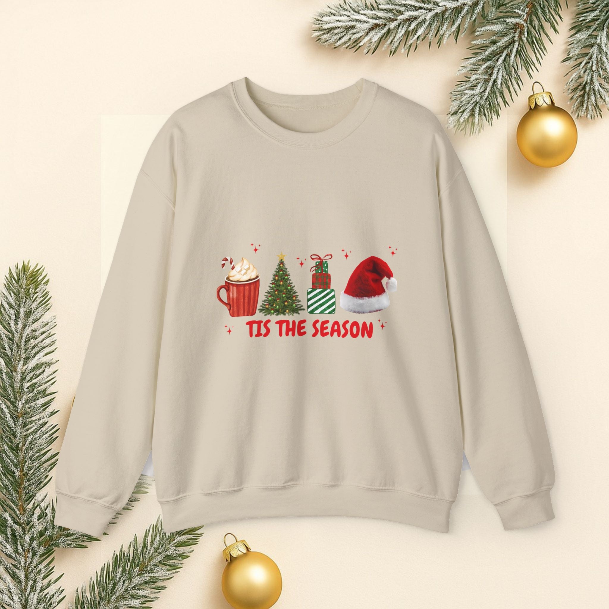 Holiday Cheer Crewneck Sweatshirt - 'Tis the Season