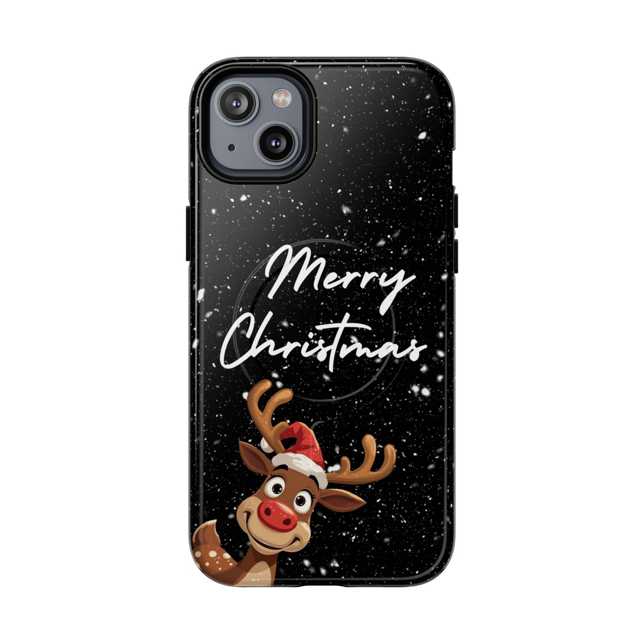 Merry Christmas Reindeer IPhone Magnetic Cases | 14-17 iPhones