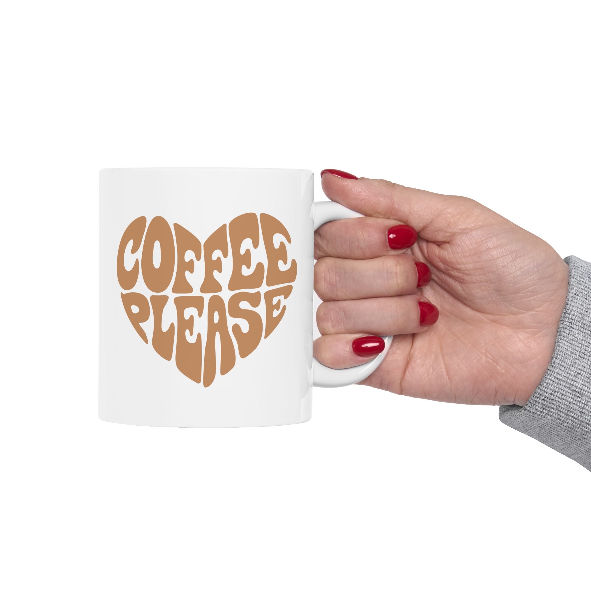 Coffee Please Ceramic Mug – 11oz & 15oz Coffee Lover Gift