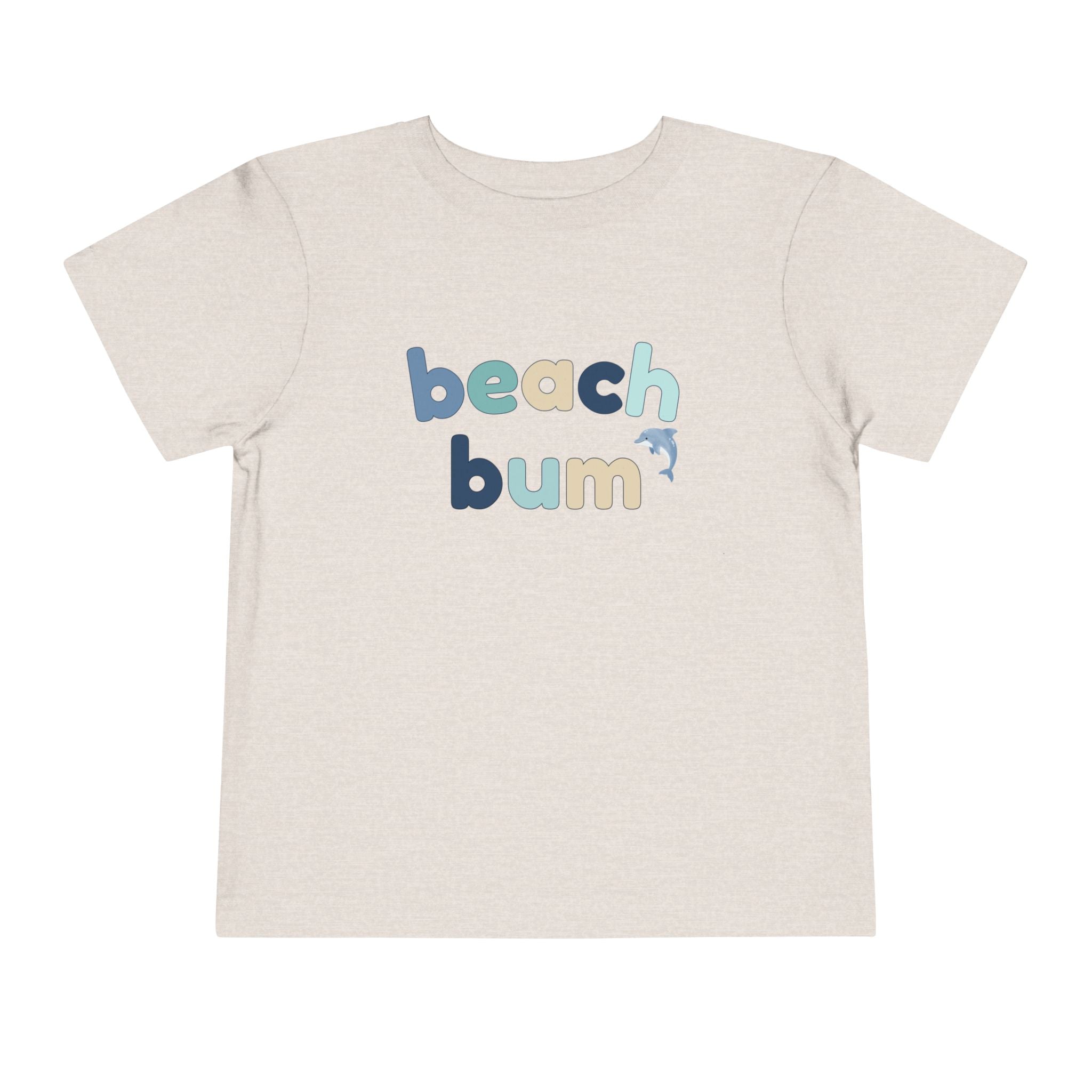 Beach Bum Toddler T-Shirt | Blue Dolphin