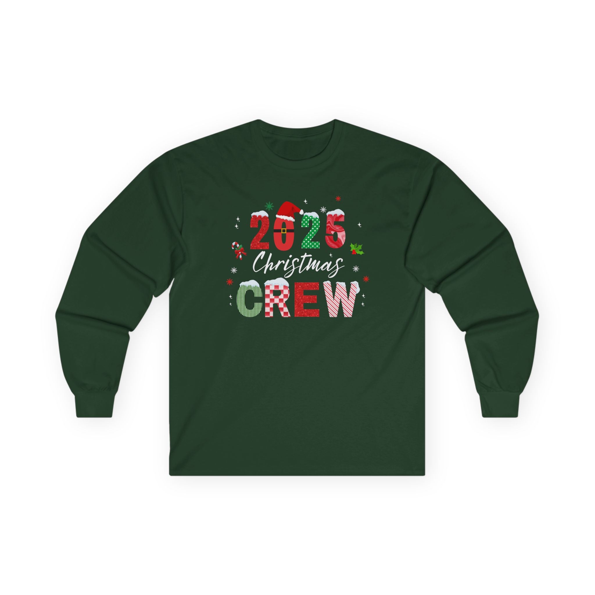 2025 Christmas Crew Long Sleeve Tee
