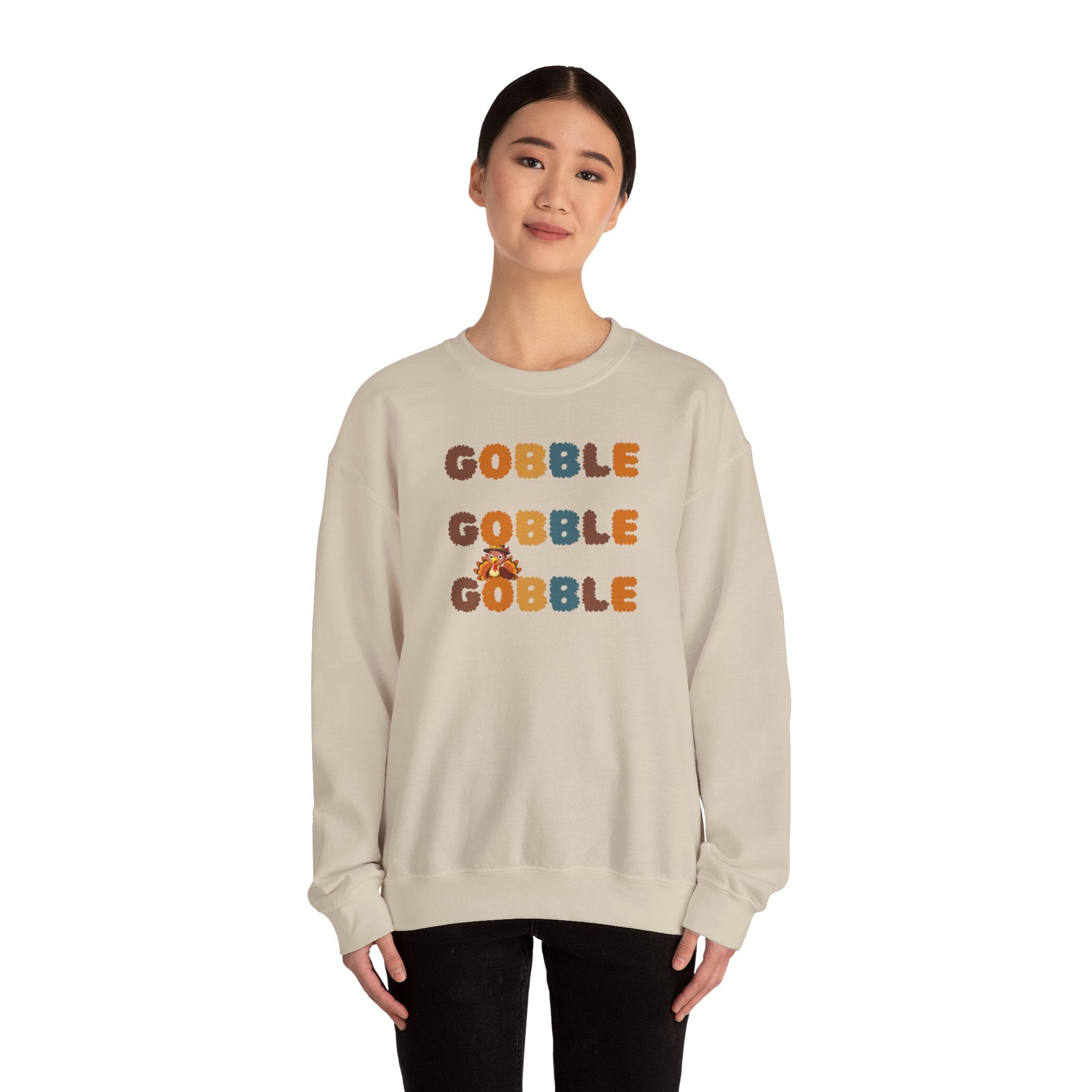 Thanksgiving Gobble Sweatshirt | Unisex Heavy Blend Crewneck