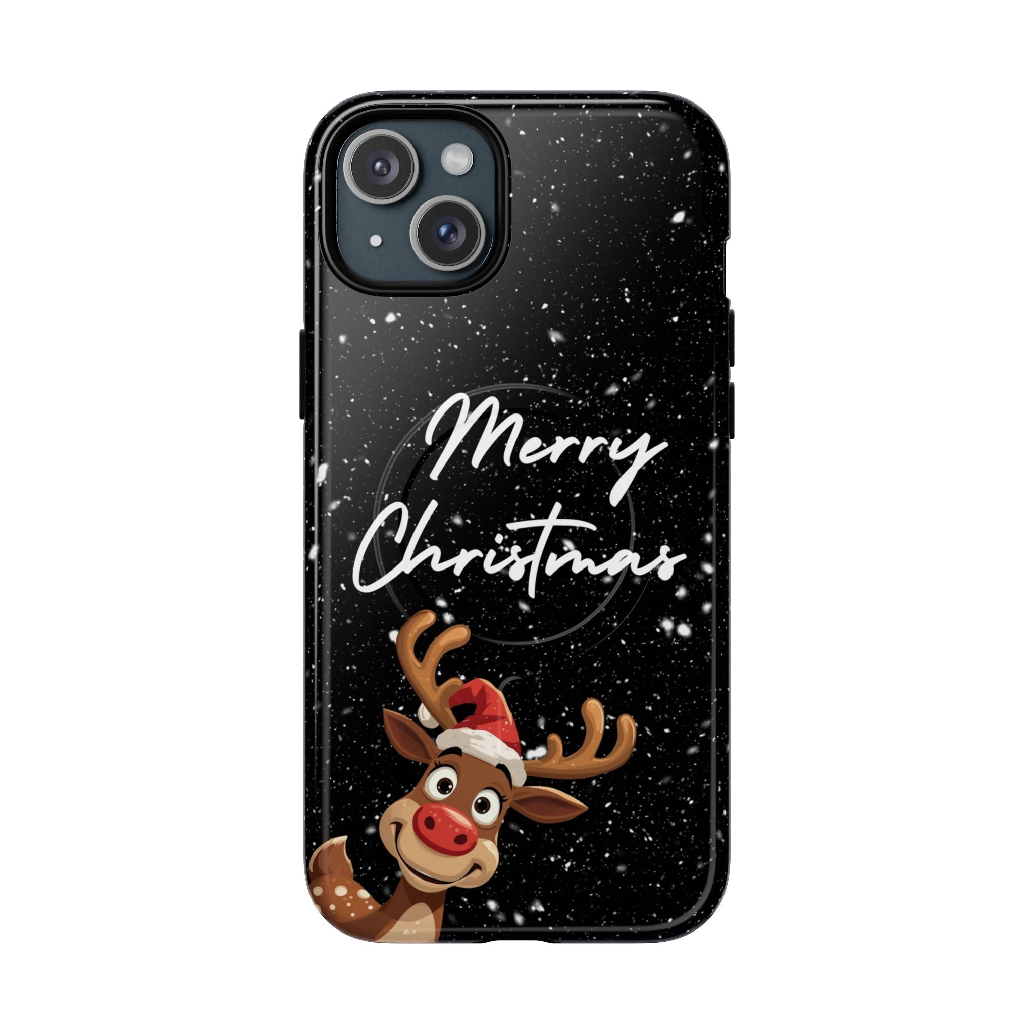 Merry Christmas Reindeer IPhone Magnetic Cases | 14-17 iPhones