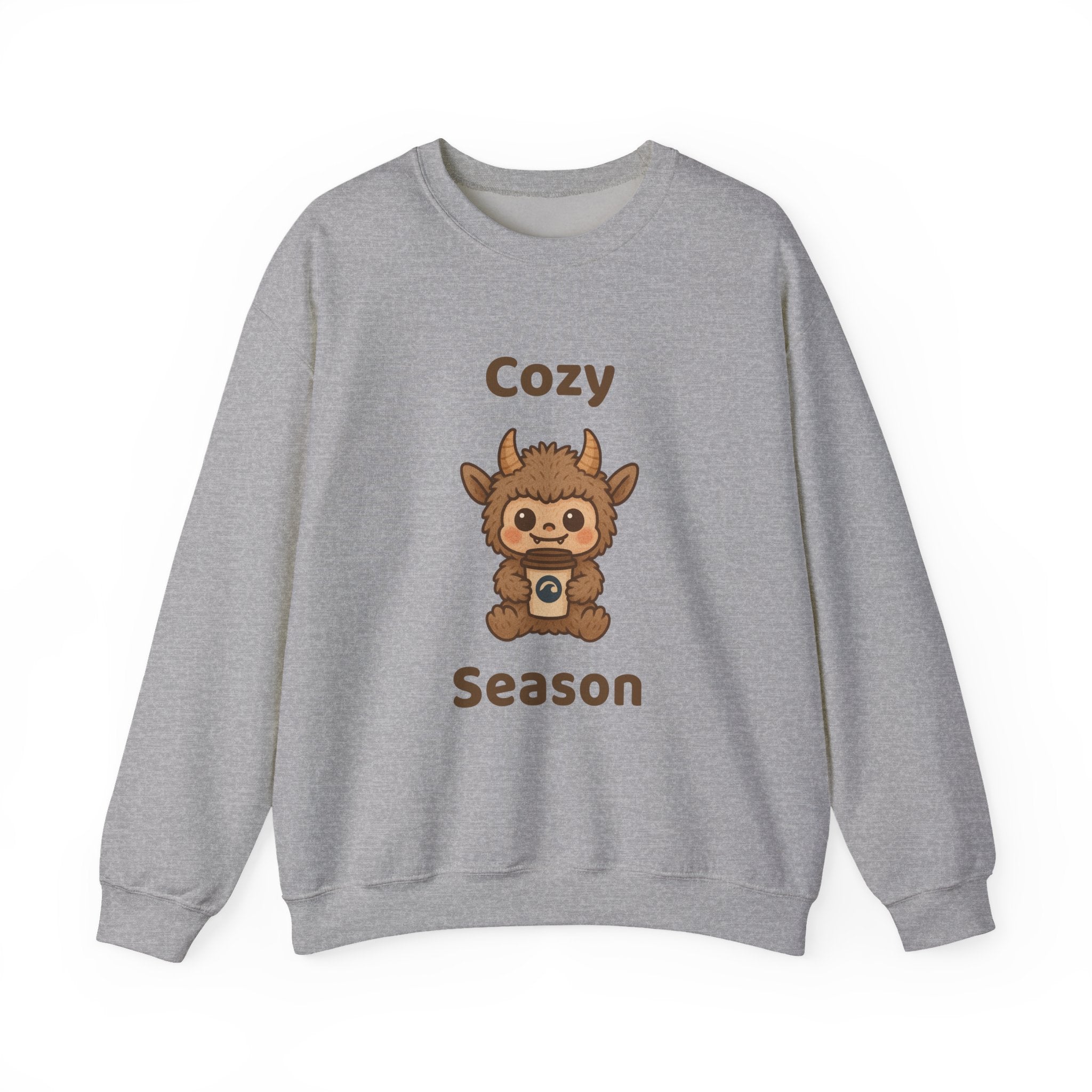 Cozy Season Furry Monster Youth Crewneck Sweatshirt