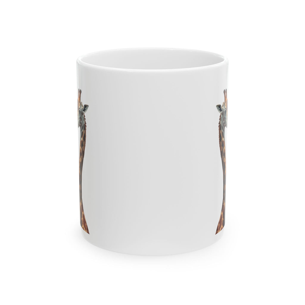 Giraffe Love Ceramic Mug — Cute Safari Animal Coffee Cup 11oz