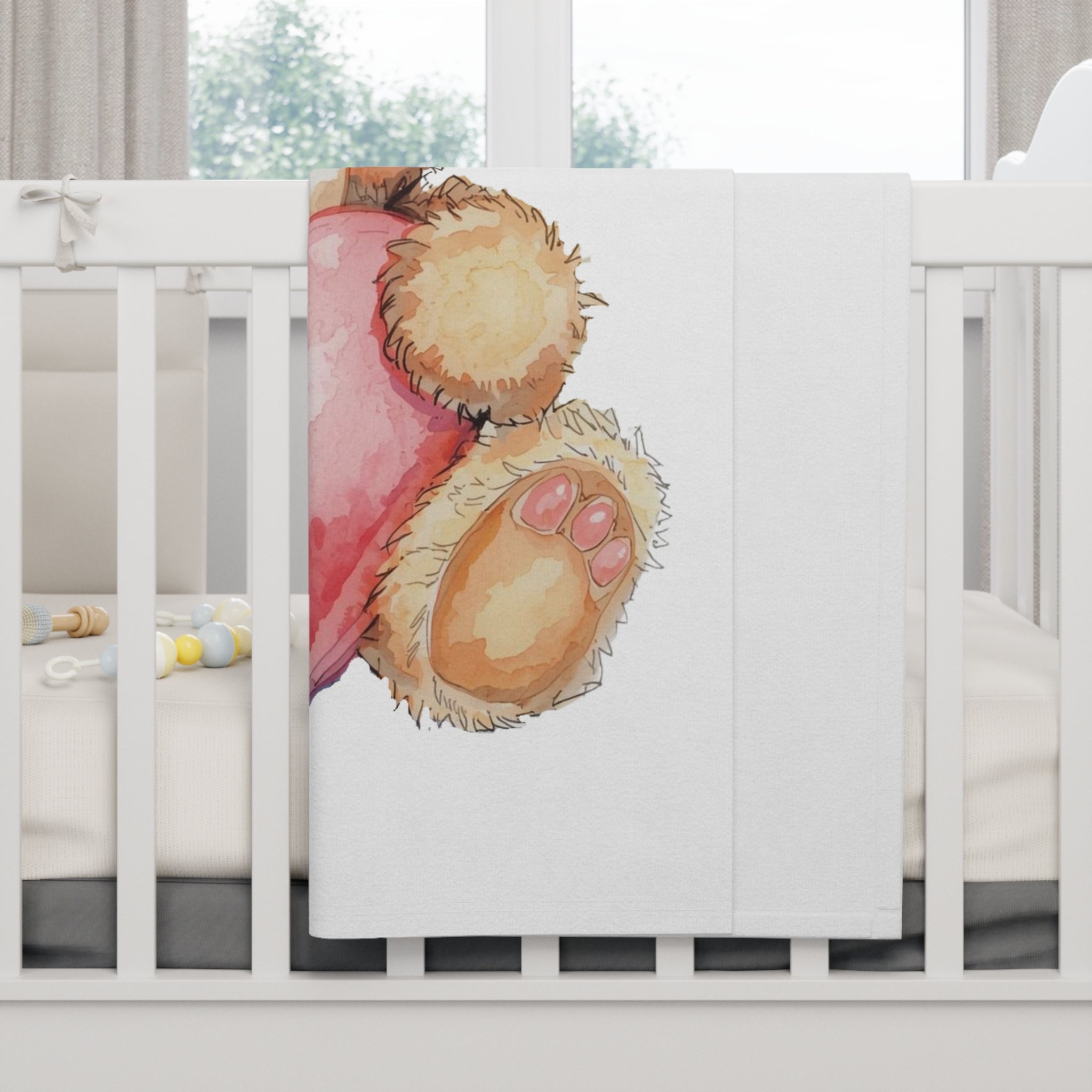 Baby Blanket — Cute Teddy Bear Fleece Blanket