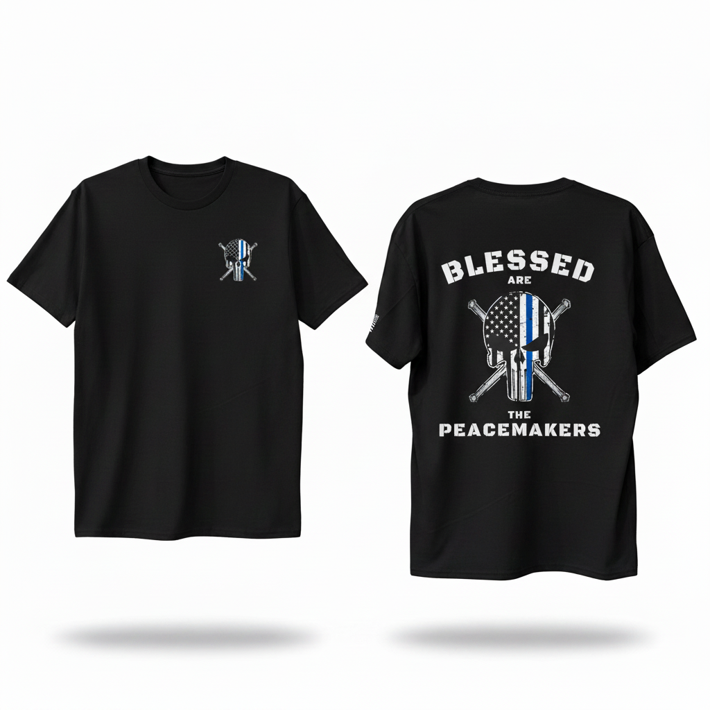 Blessed Are The Peacemakers Punisher T-Shirt