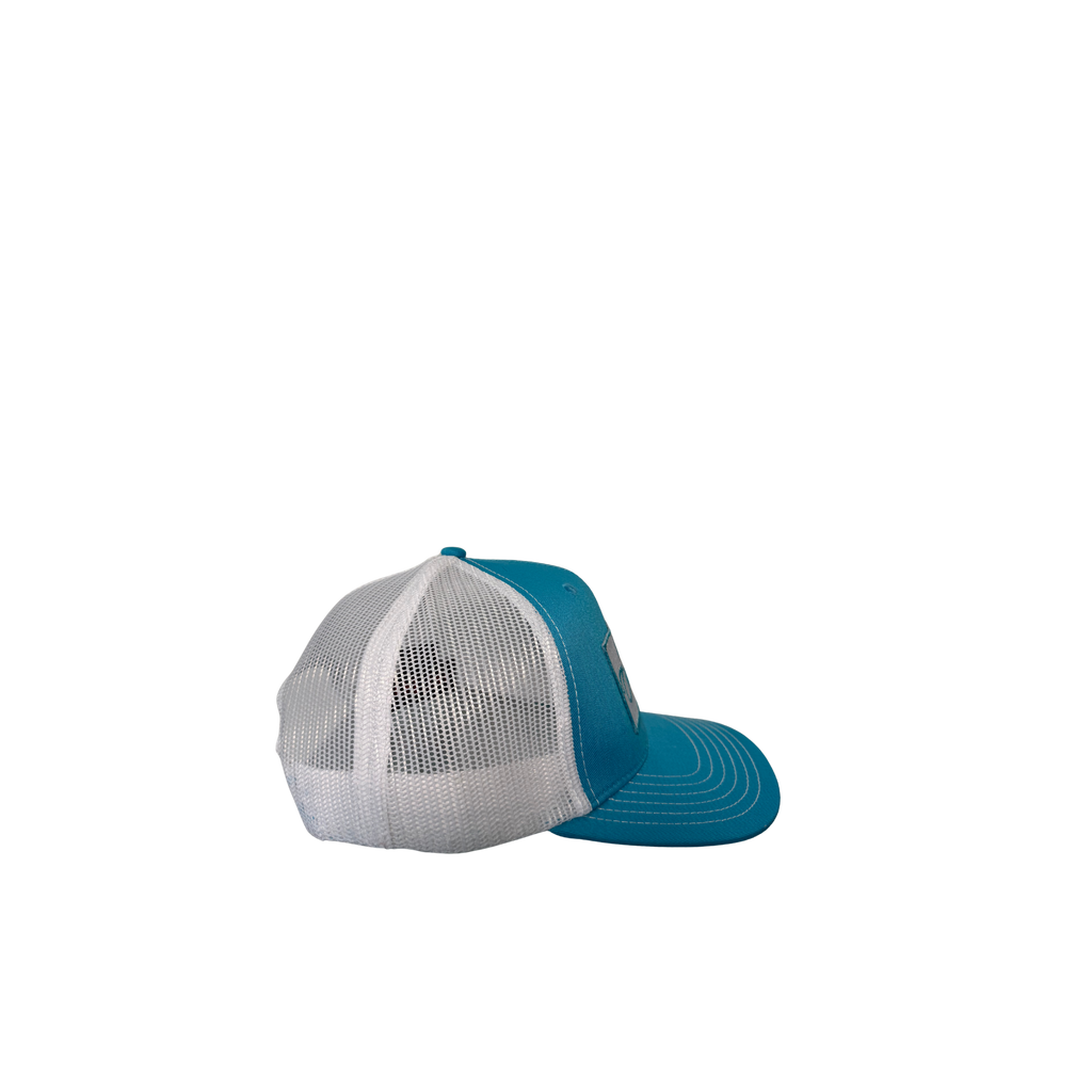 Coastal Cowgirl Trucker Snapback Hat | Aqua