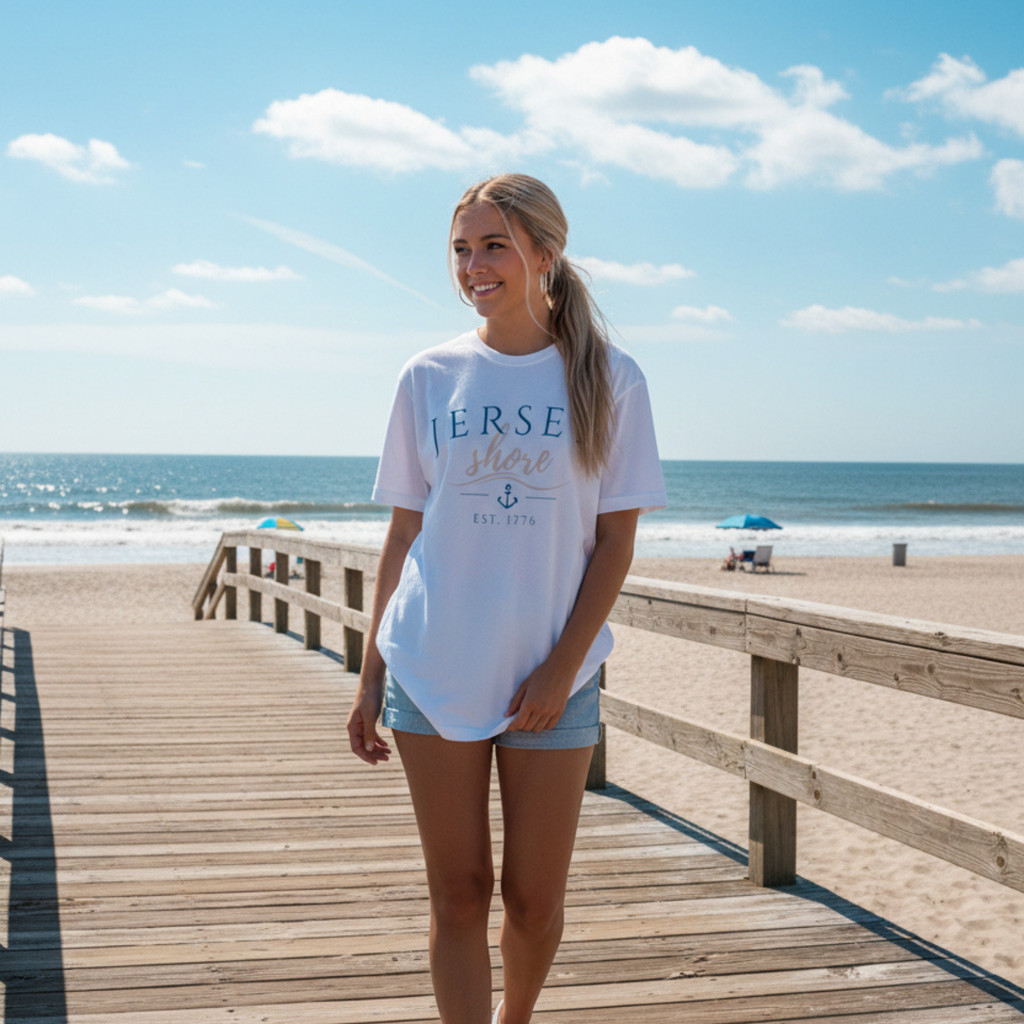 Jersey Shore Coastal Comfort Colors T-Shirt