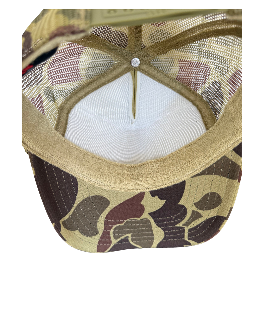 Duck Hunting Dog Leather Patch Rope Hat | Camo