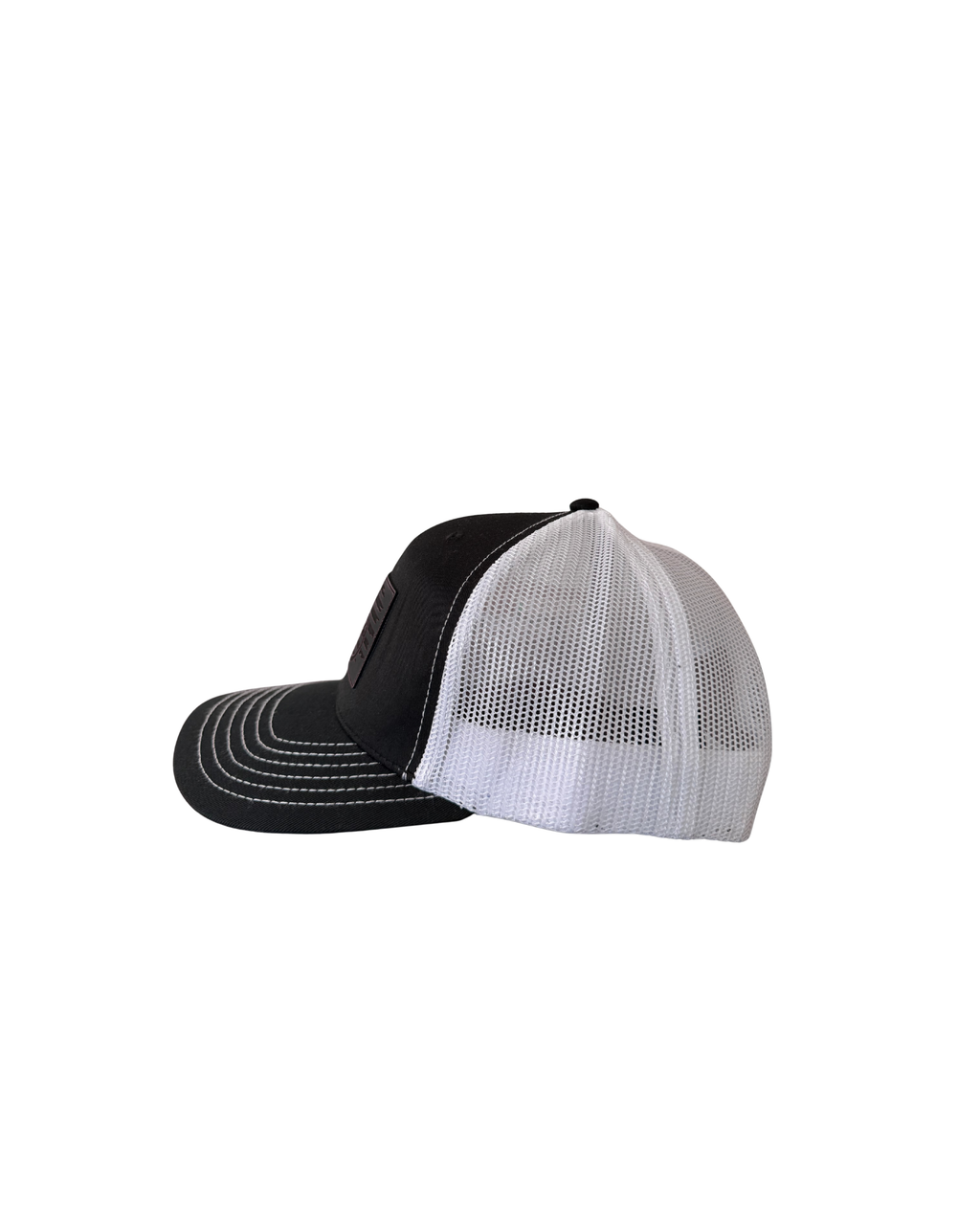 Hooked on Freedom Fishing Leather Patch Trucker Hat