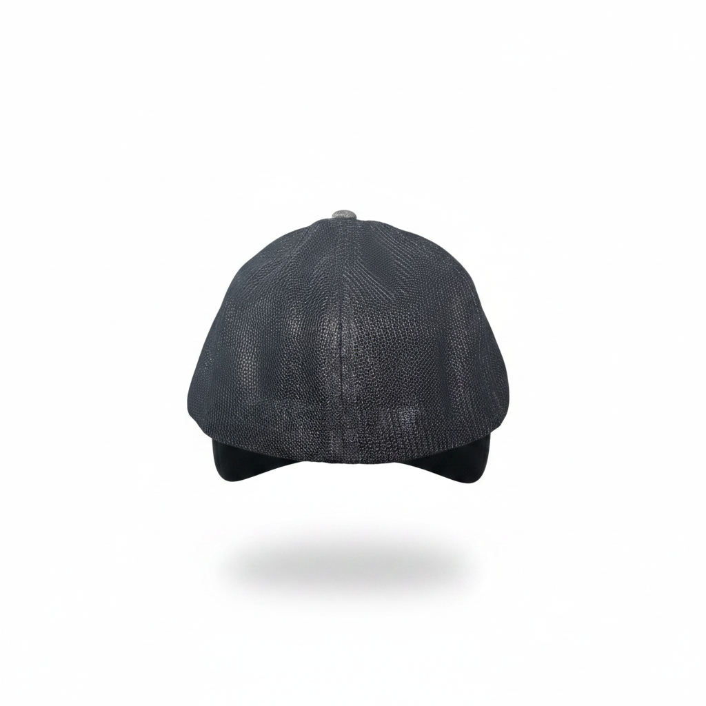 American Flag Leather Patch on Flex Fit Hat