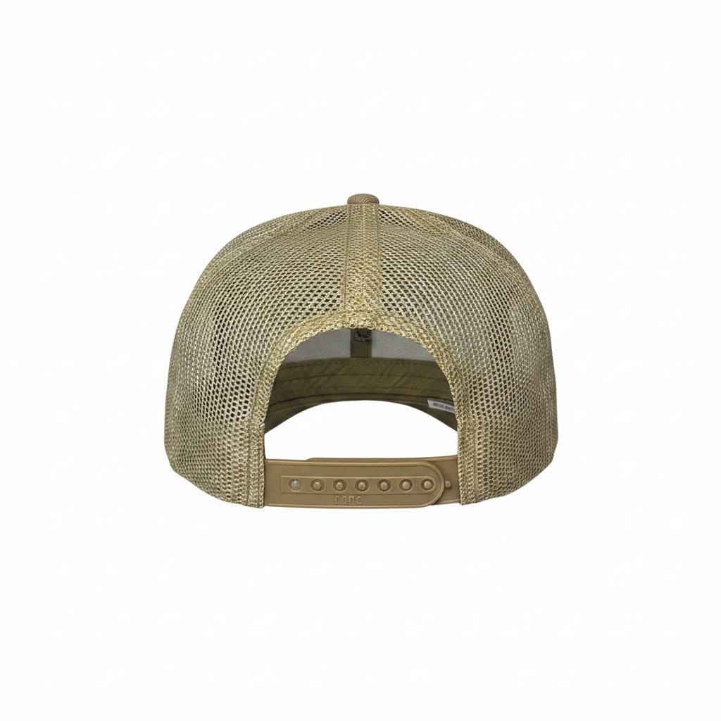 Hooked on Freedom Fishing Leather Patch Trucker Hat