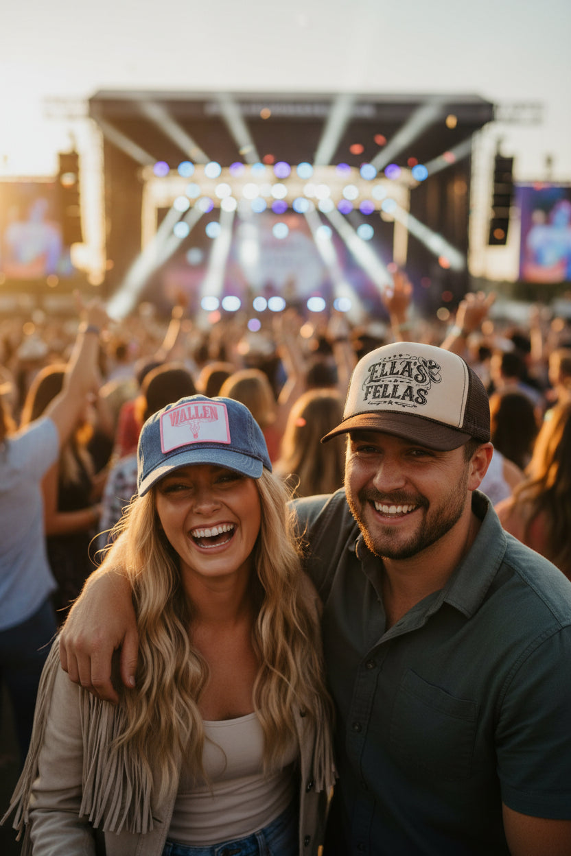 Ella's Fellas Western Trucker Hat