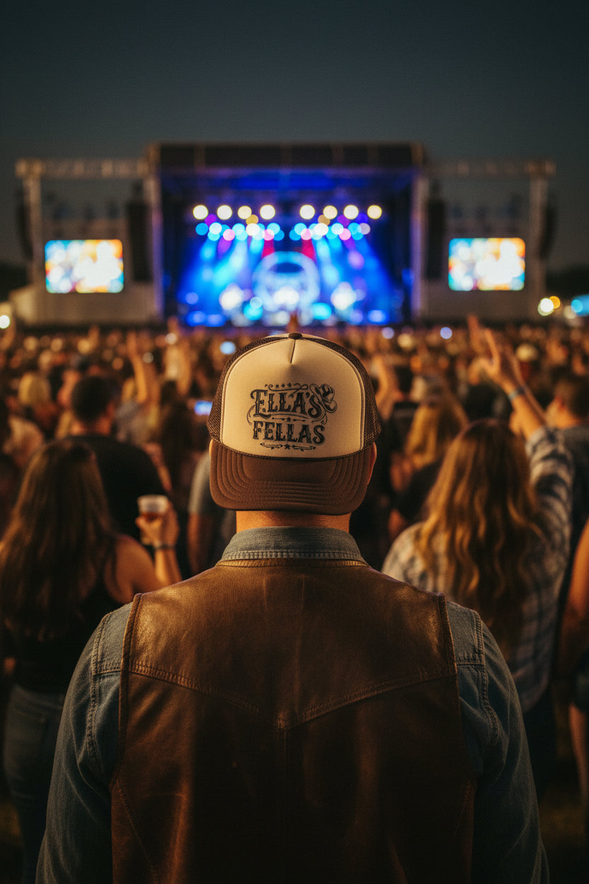 Ella's Fellas Western Trucker Hat