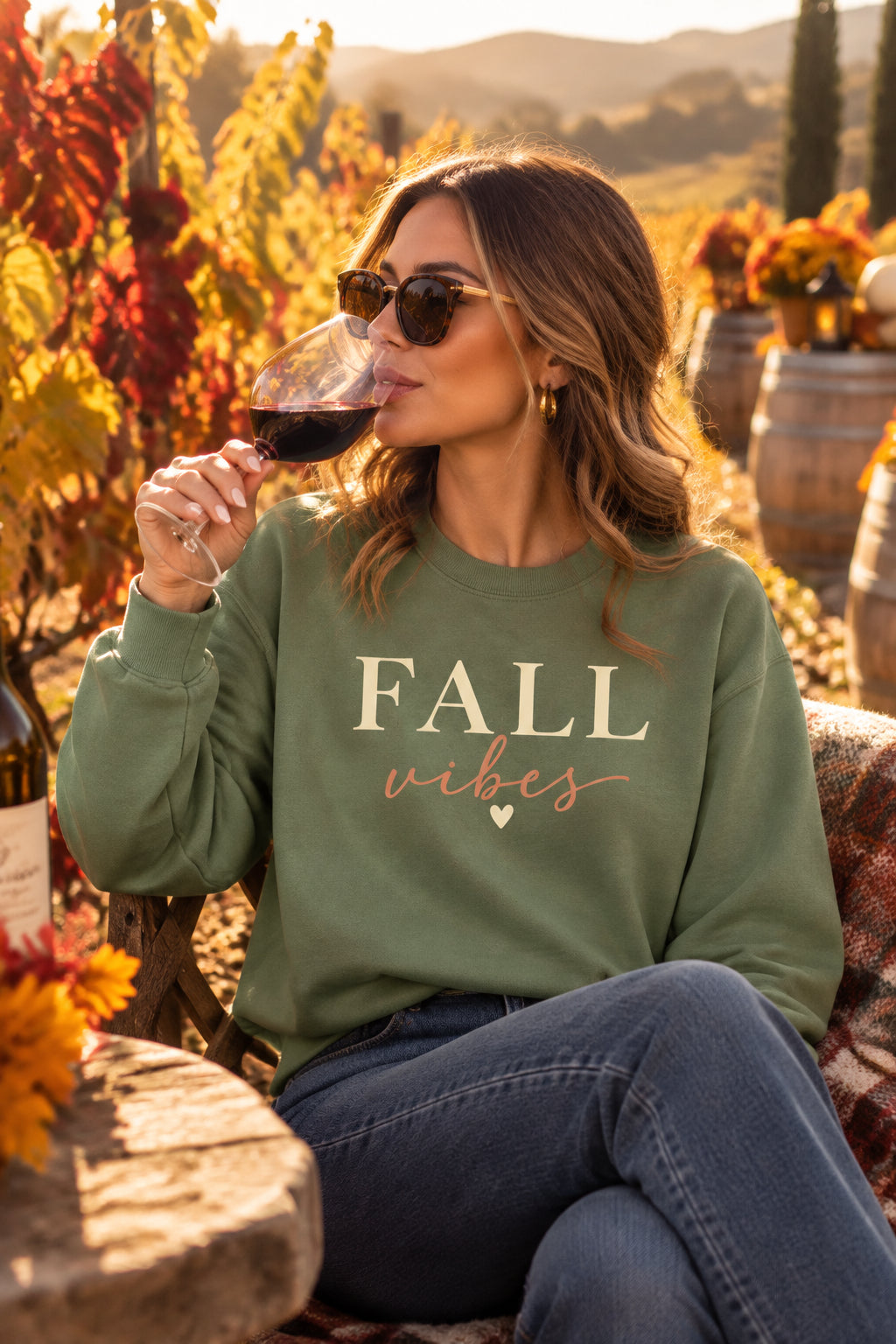 Fall Vibes Crewneck Sweatshirt