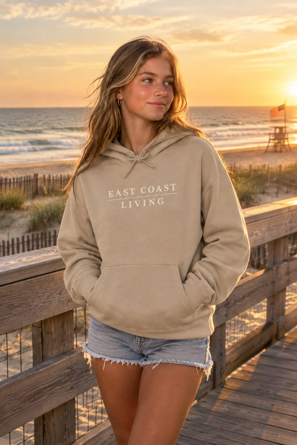 Jersey Shore East Coast Living Hoodie