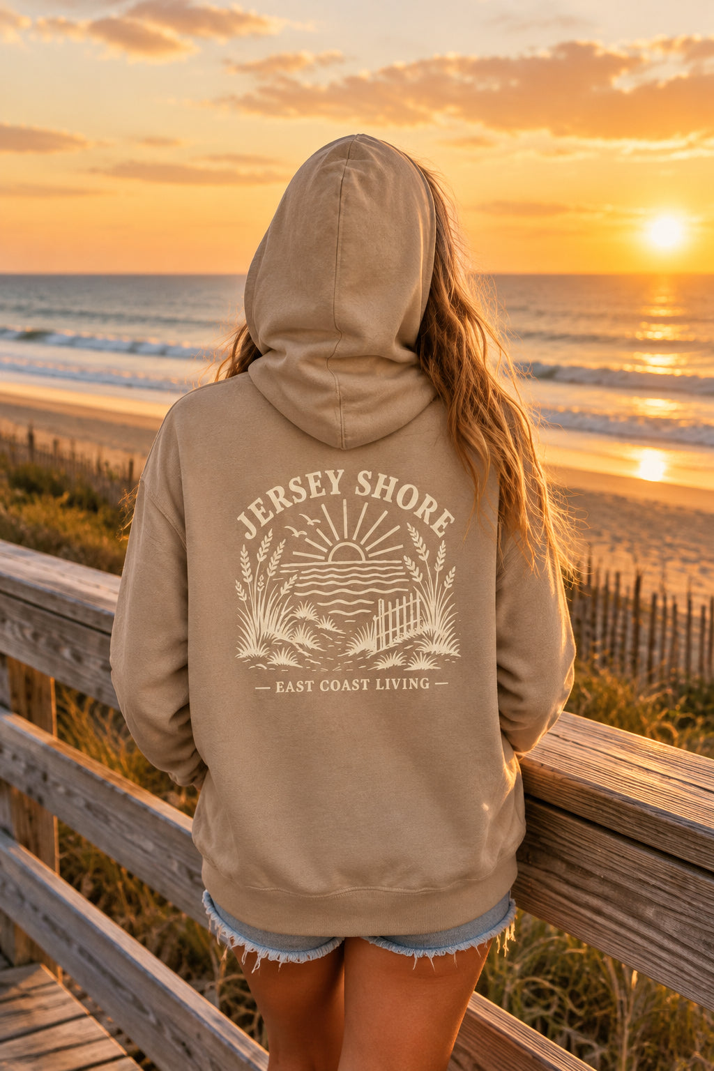 Jersey Shore East Coast Living Hoodie