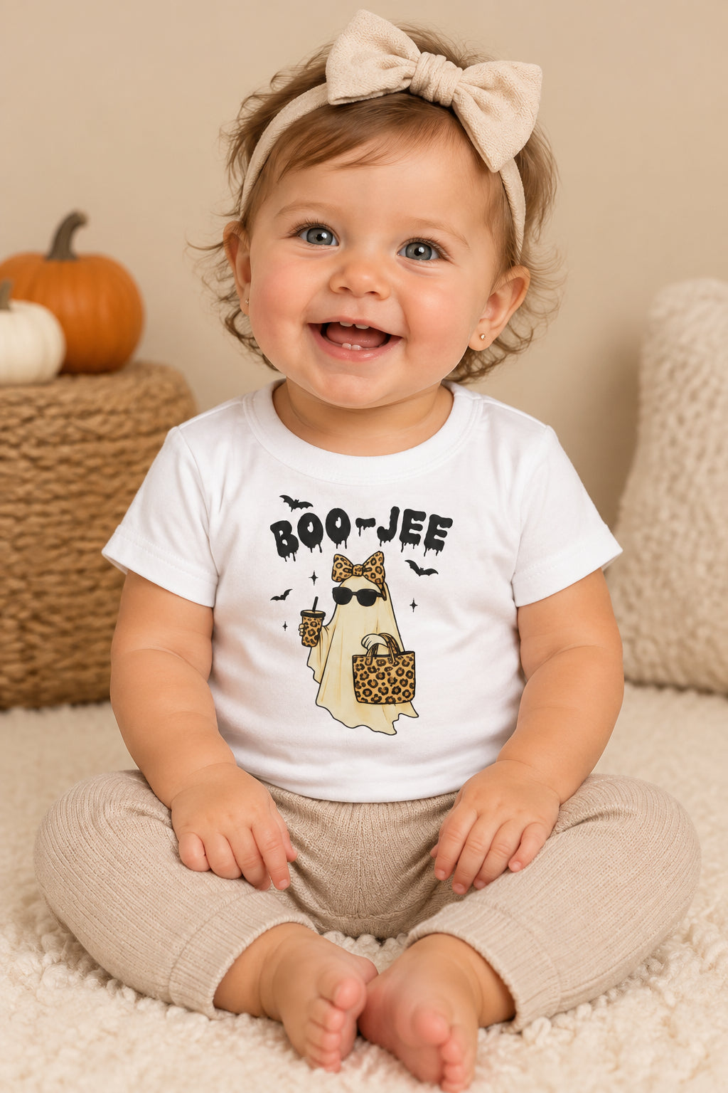 Boo-Jee Ghost Infant and Toddler Halloween T-Shirt